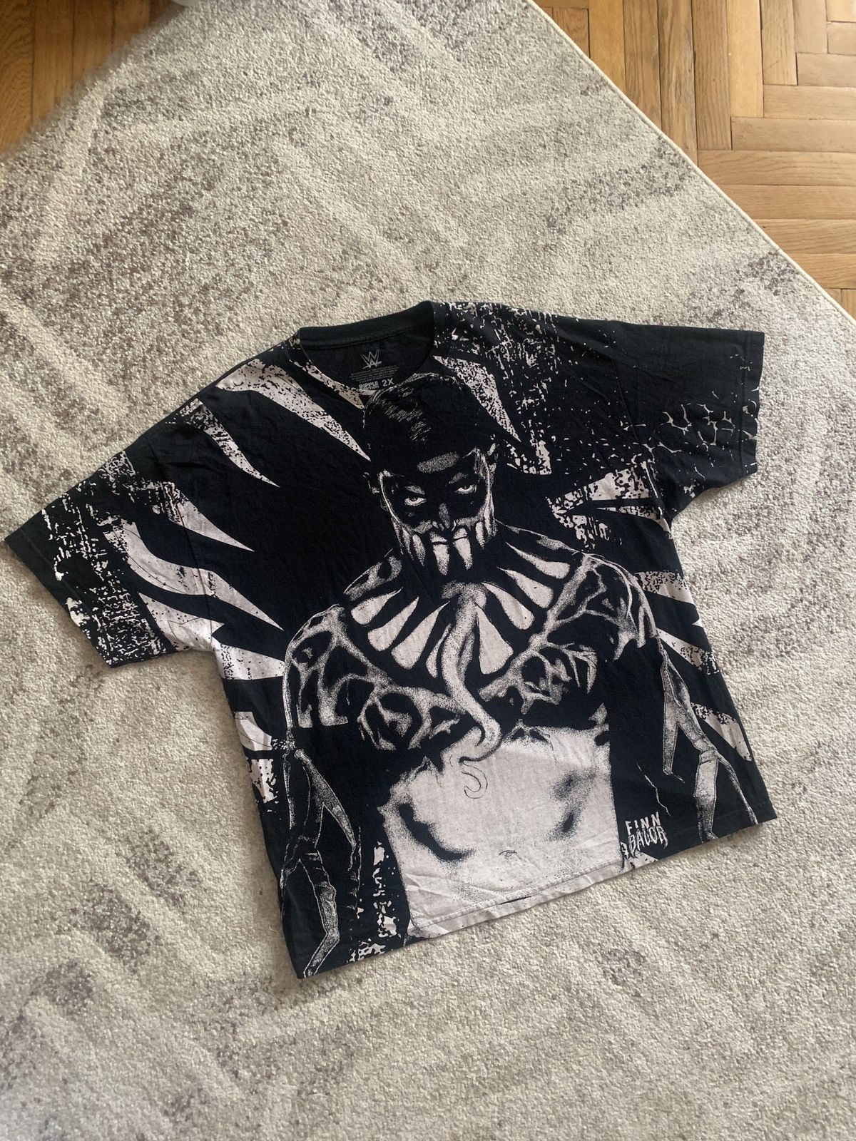 Vintage × WWE × WWF 🔥 Finn Balor All Over Tee Size US XL / EU 56 / 4 - 2 Thumbnail