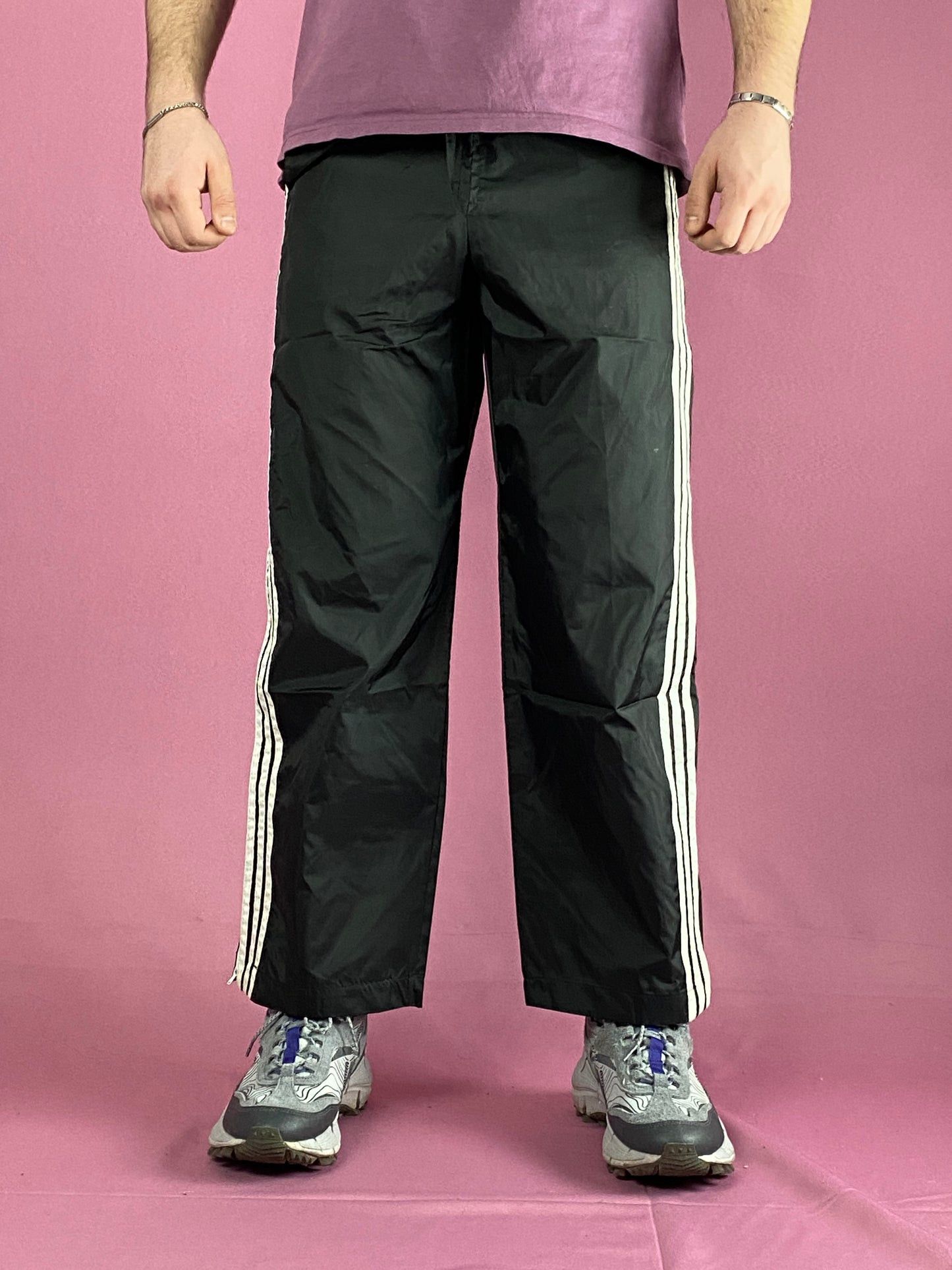 Adidas × Vintage 80s Adidas Vintage Men's Striped Track Pants - L Size US 36 / EU 52 - 1 Thumbnail
