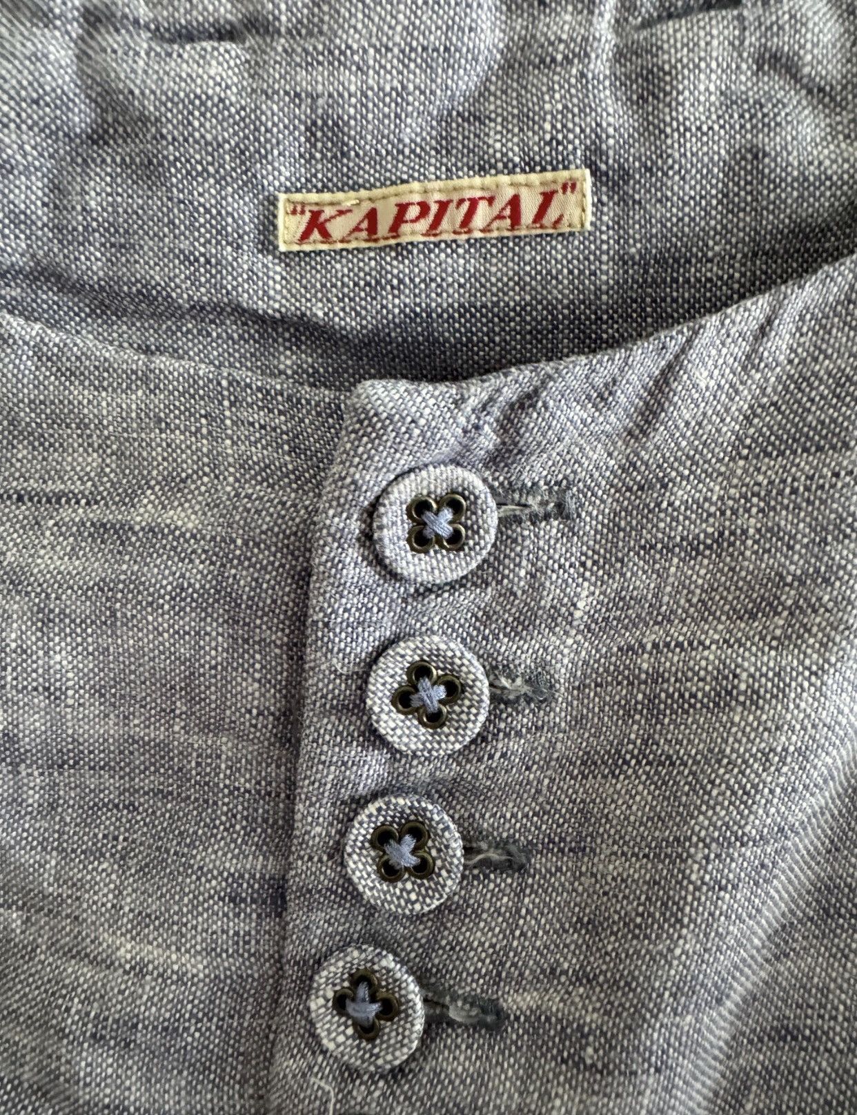 Kapital Kapital Hirata Kazuhiro's new Chinese style and linen shorts Size 25" / US 0 / IT 36 - 6 Thumbnail