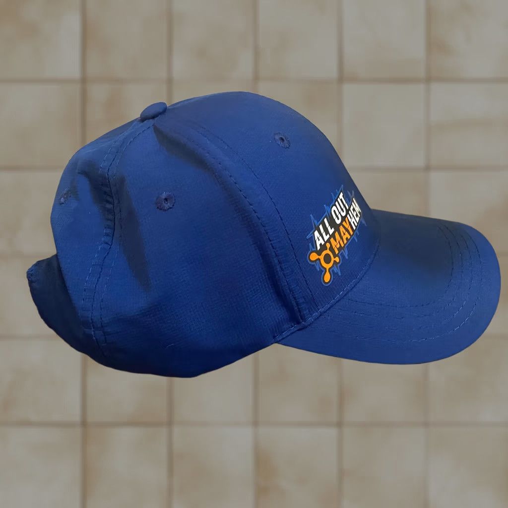 Theory Orange Theory Fitness All Out Mayhem Blue Adjustable Hat Cap NEW NEVER WORN Size ONE SIZE - 1 Thumbnail