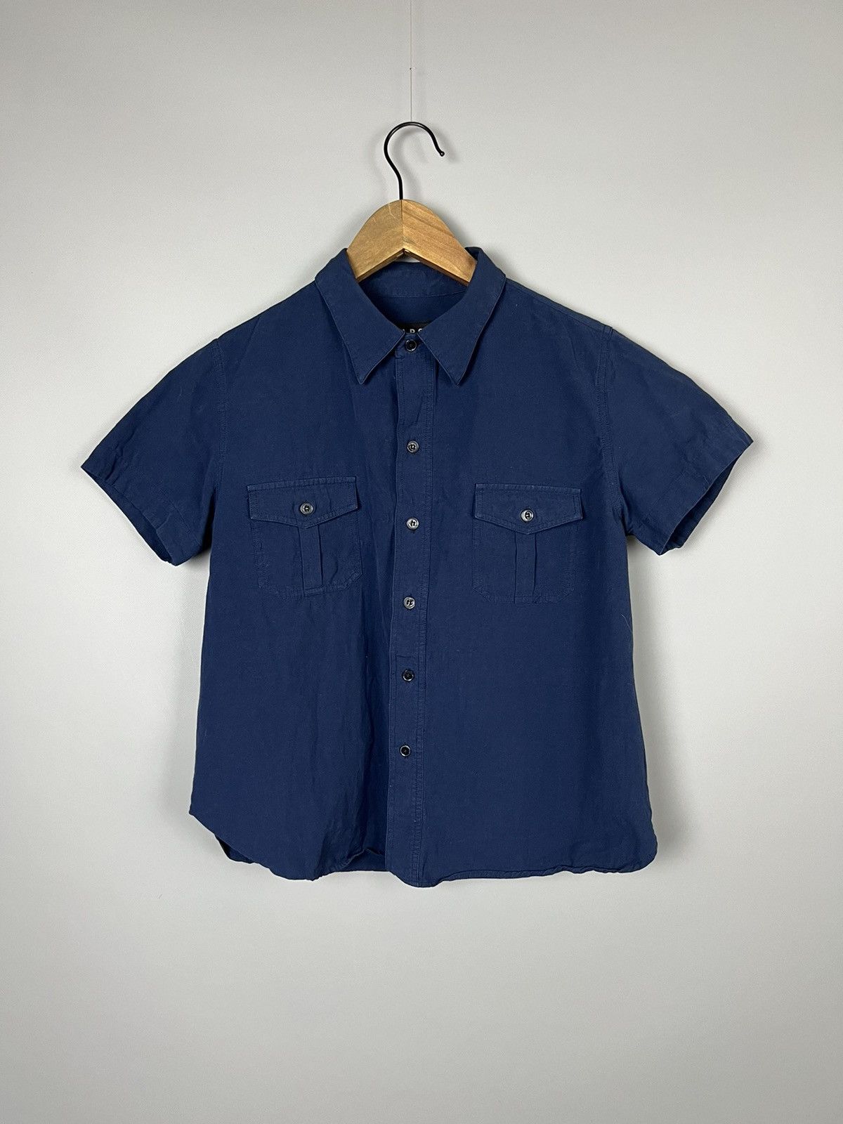 A.P.C. A.P.C. Paris vintage button up cotton linen shirt Size M / US 6-8 / IT 42-44 - 1 Thumbnail