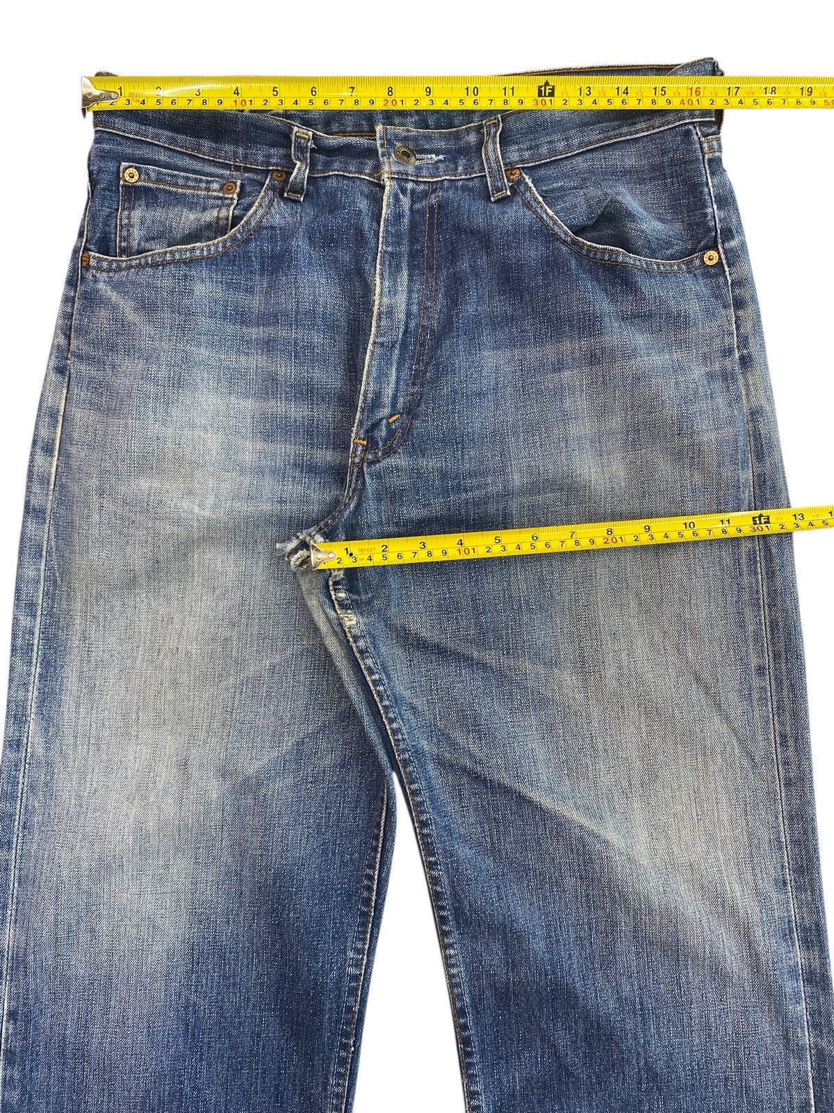 Levi's Levi’s Whiskers Faded Blue Wash Style Loose Jeans Size US 34 / EU 50 - 5 Thumbnail