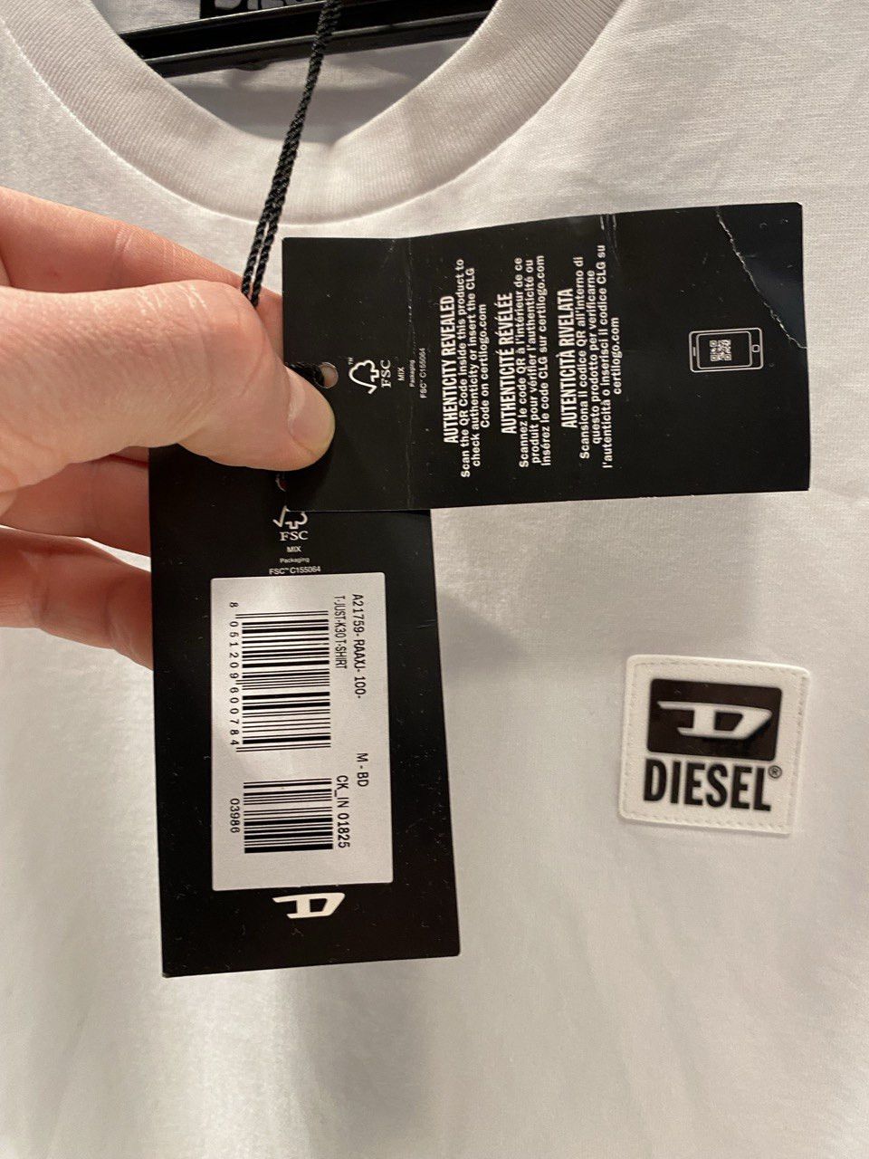 Diesel New Diesel T-shirt size M Size US M / EU 48-50 / 2 - 5 Thumbnail