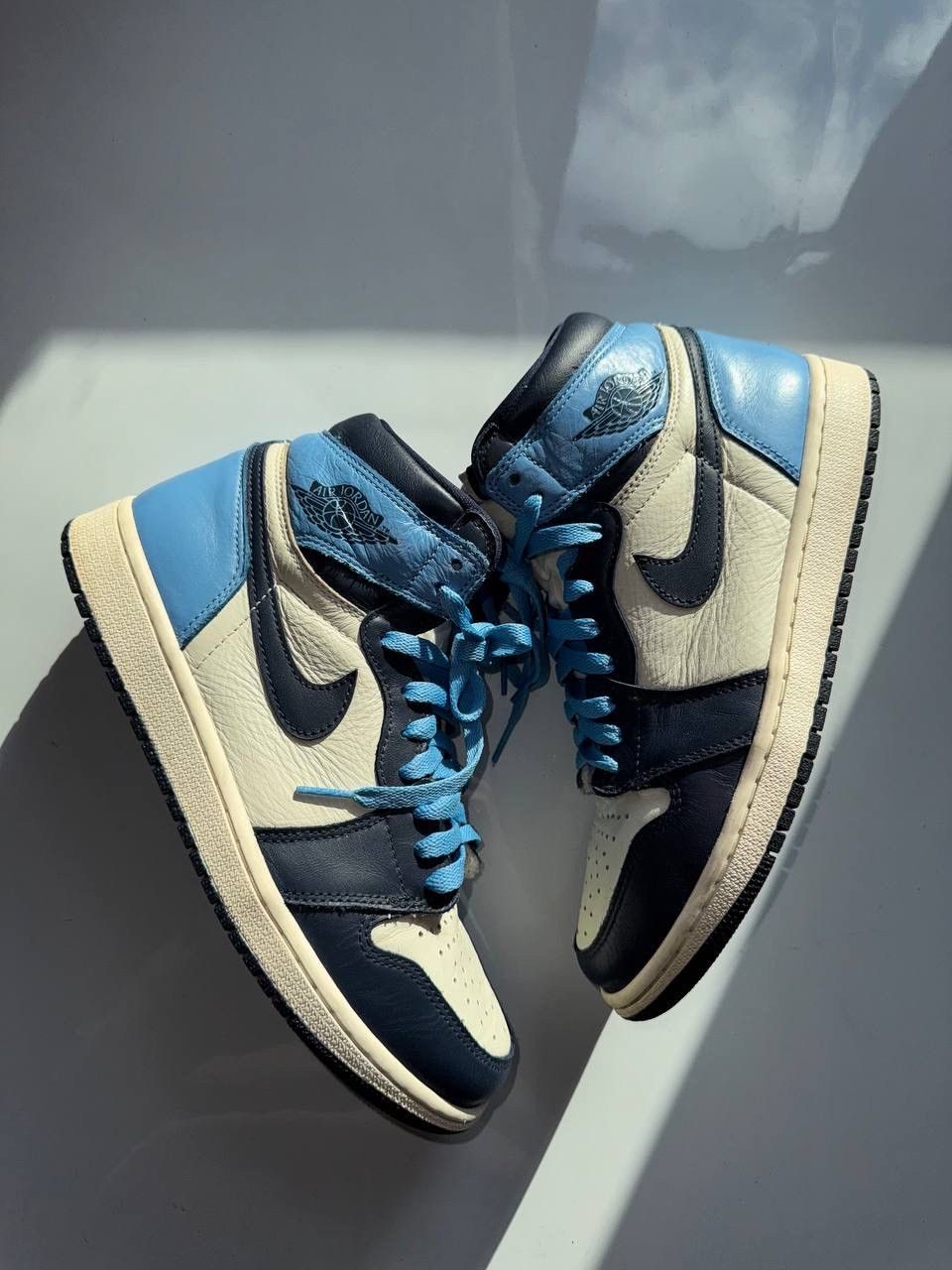 Jordan Brand × Nike Air Jordan 1 Retro High OG Obsidian Unc | Grailed