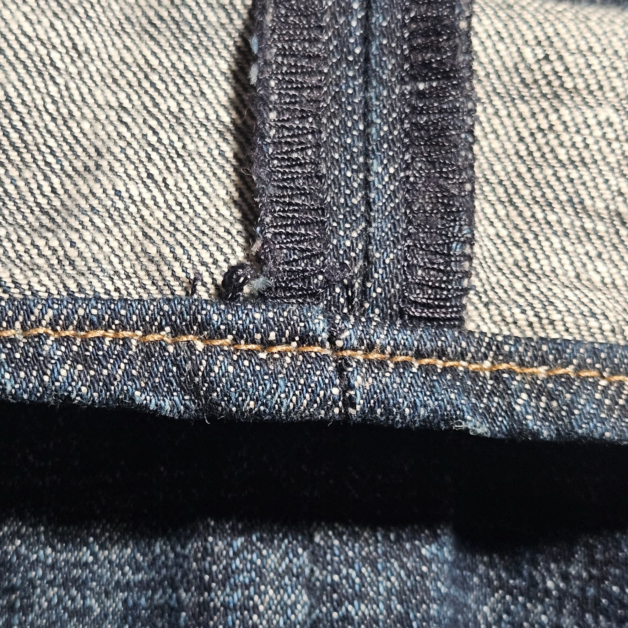 Levi's Levi’s Men’s 501 Button Fly Straight-Leg Jeans Dark Wash 36x Size US 36 / EU 52 - 6 Thumbnail