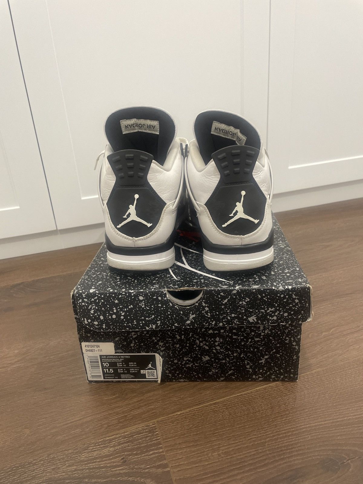 Nike Air Jordan 4’s Military Black Size 10 - Gently Used Size US 10 / EU 43 - 5 Thumbnail