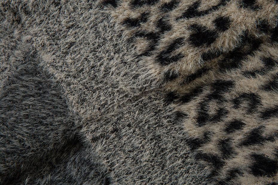 Japanese Brand × Vintage Leopard Knitted Sweater Y2k Loose Size US M / EU 48-50 / 2 - 7 Thumbnail