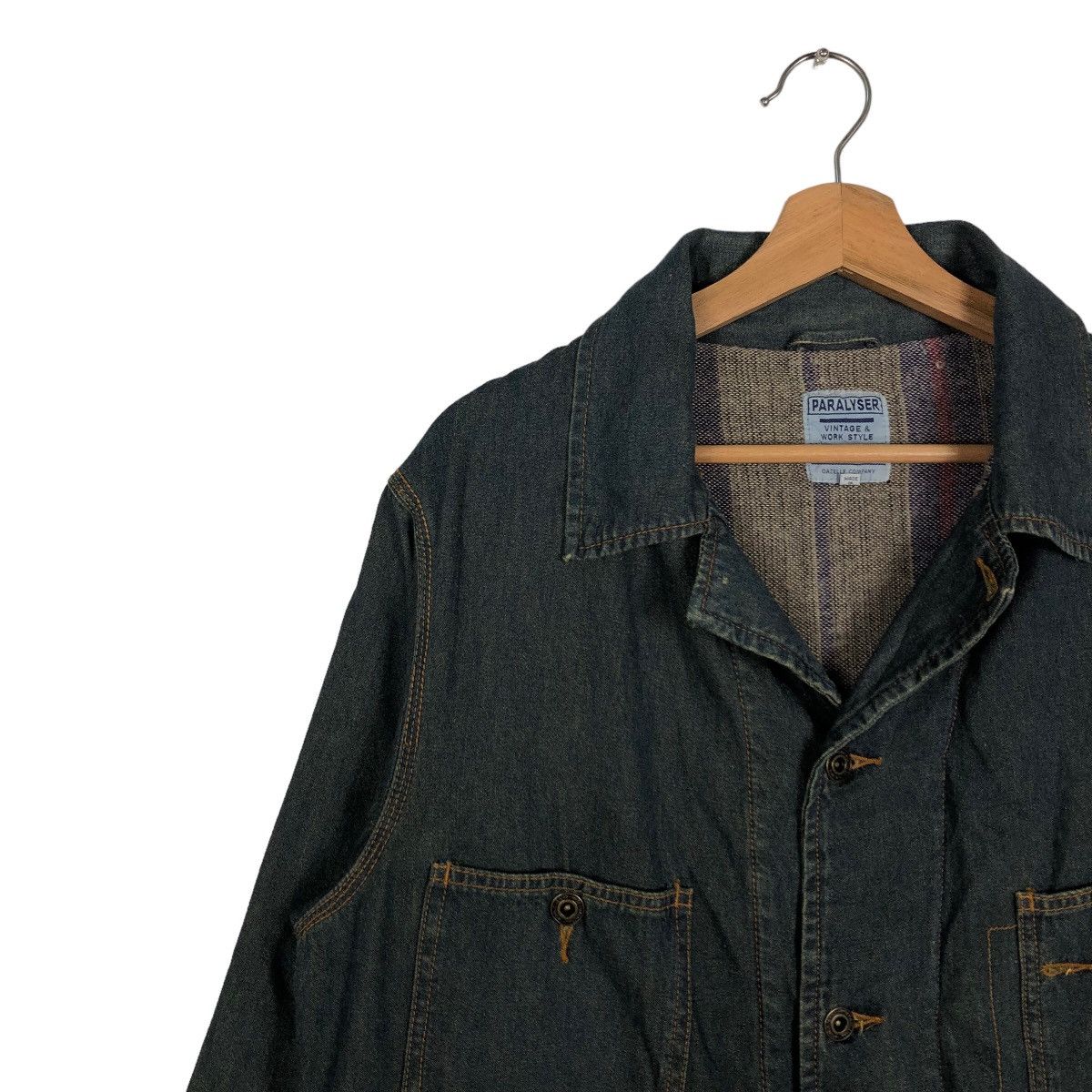 Issey Miyake 🔥90’s Chore Jacket Cargo Pocket Worker Paralyser Size US M / EU 48-50 / 2 - 7 Thumbnail