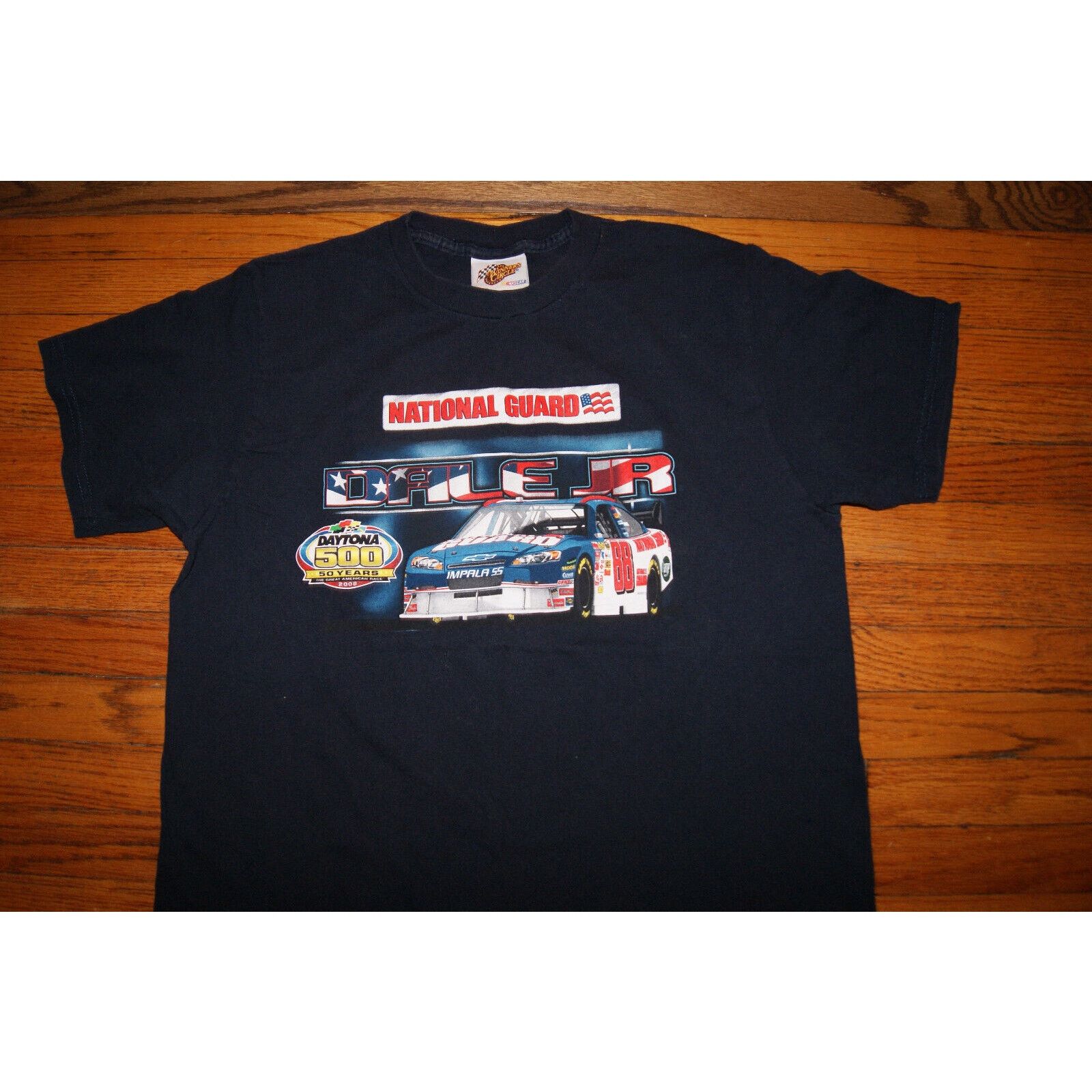 Winners Circle Dale Earnhardt Jr #88 NASCAR 2008 Daytona 500 T Shirt Mens L Size US L / EU 52-54 / 3 - 2 Thumbnail