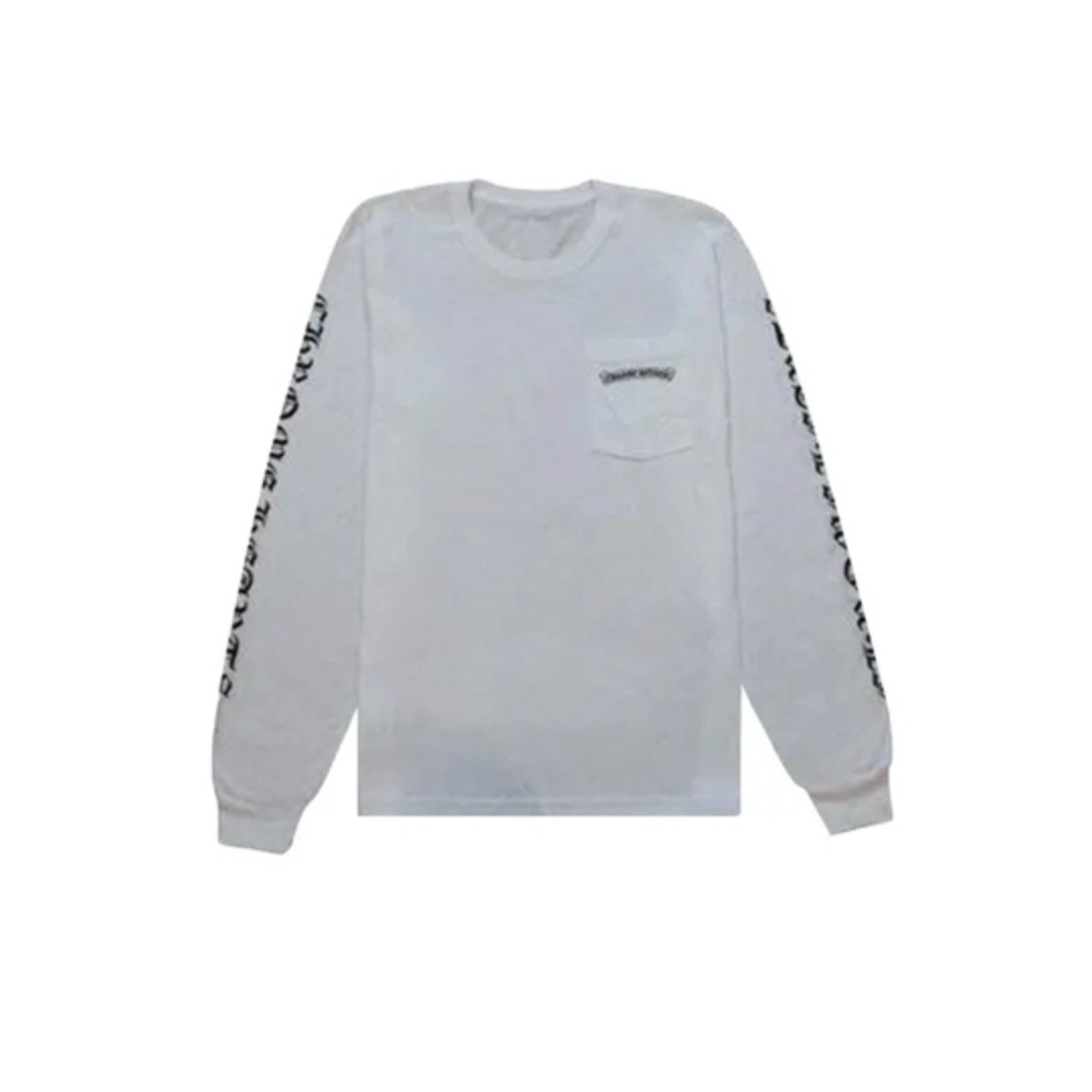 Chrome Hearts Chrome Hearts Scroll Logo White Pocket L/S T-Shirt Size MD Size US M / EU 48-50 / 2 - 2 Thumbnail
