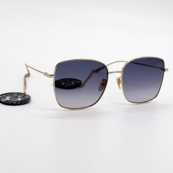 Gucci NEW GUCCI SUNGLASSES GG1030SK 001 GOLD WOMEN EYEWEAR GUCCI Size ONE SIZE - 4 Thumbnail