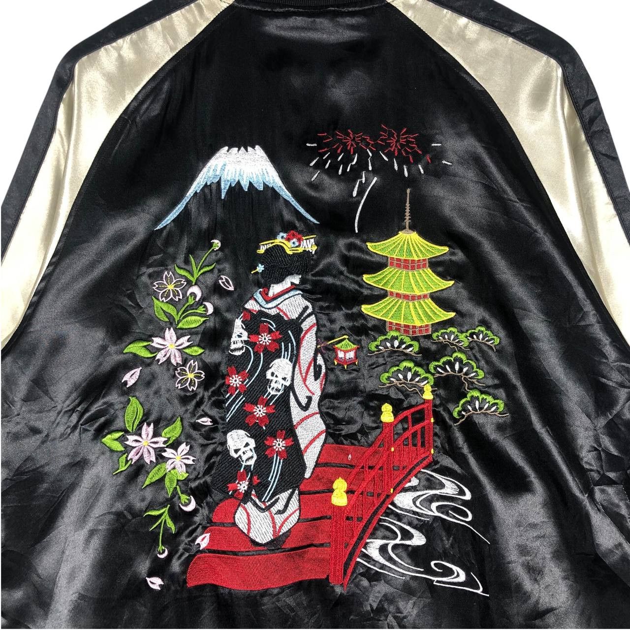 Japanese Brand × Vintage Vintage Sukajan Japanese Traditional Style Light Jacket Size US XL / EU 56 / 4 - 7 Thumbnail