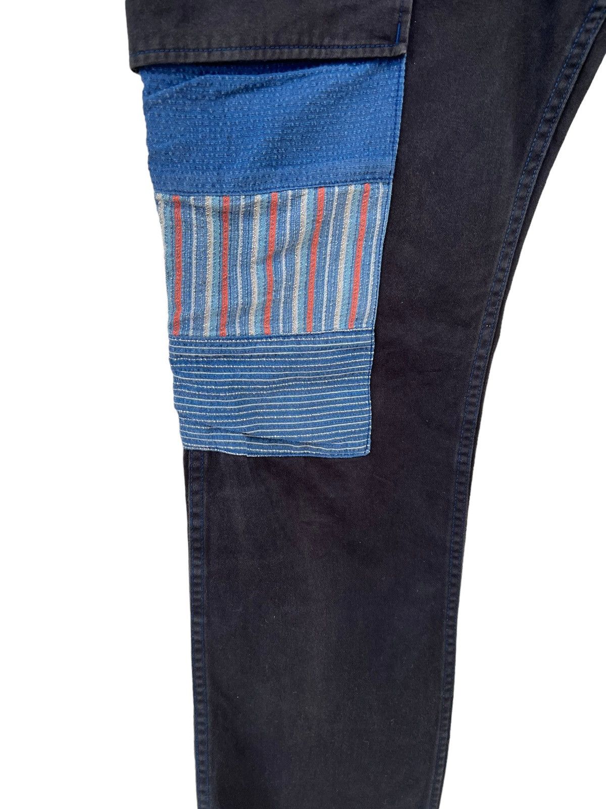 Vintage Vintage Swing Incomp Japan Hybrid Fade Black Cargo Trouser Size US 32 / EU 48 - 9 Thumbnail