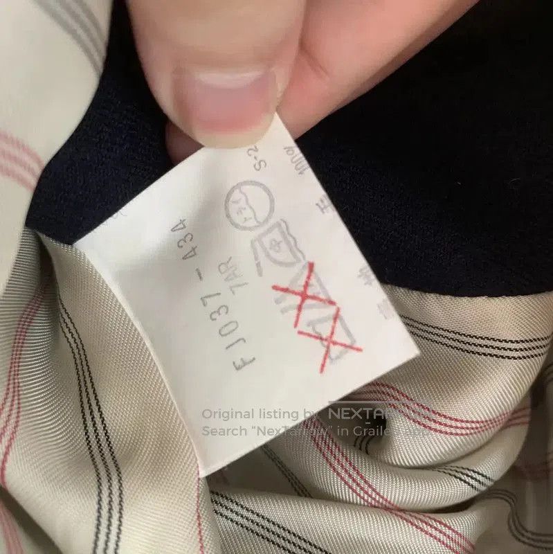 Burberry Burberry Blue Wool Women's Jacket. Size M / US 6-8 / IT 42-44 - 4 Thumbnail
