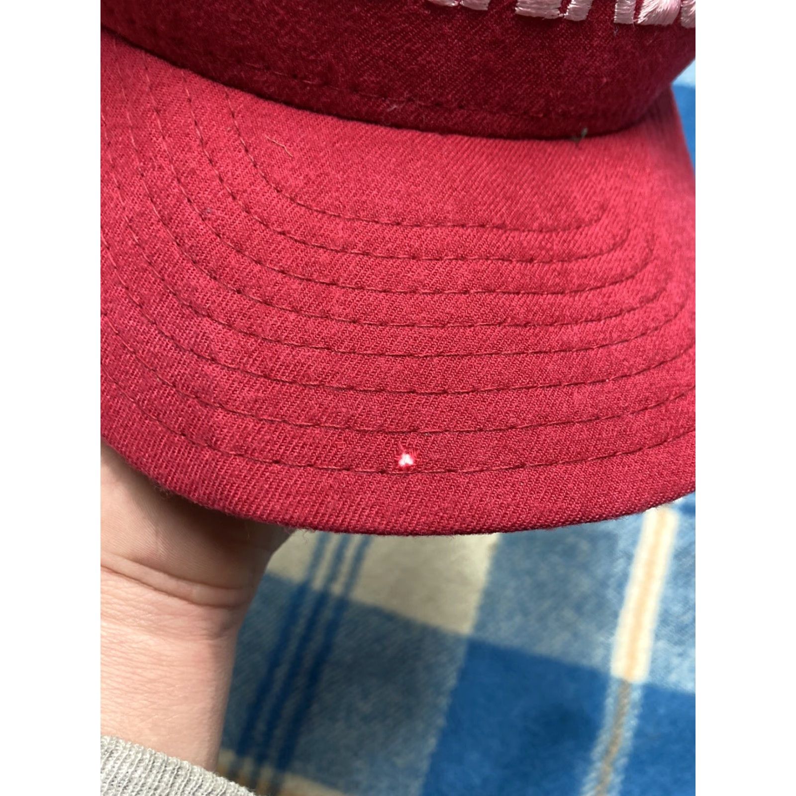 Spell VINTAGE Phoenix Cardinals SnapBack Hat Pro Baseball Cap Wool Spell Out Embroider / Mens / Adjustable / Red / Wool / Baseball Cap Size ONE SIZE - 3 Thumbnail