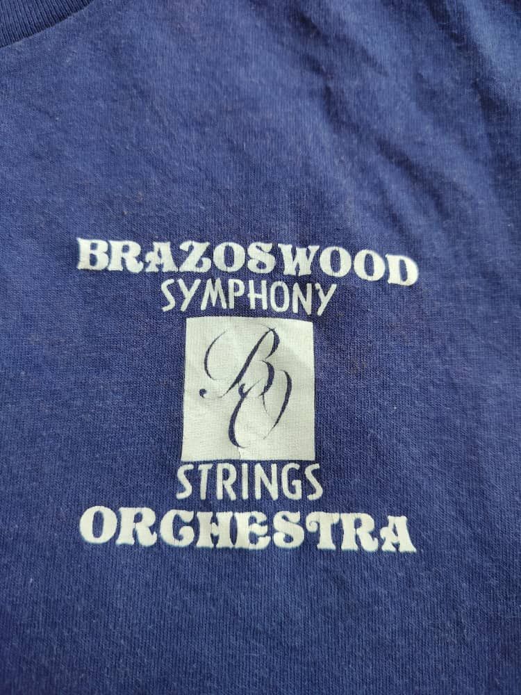 Band Tees Vintage Brazoswood Symphony Strings Orchestra Jazz Tee Size US L / EU 52-54 / 3 - 8 Thumbnail