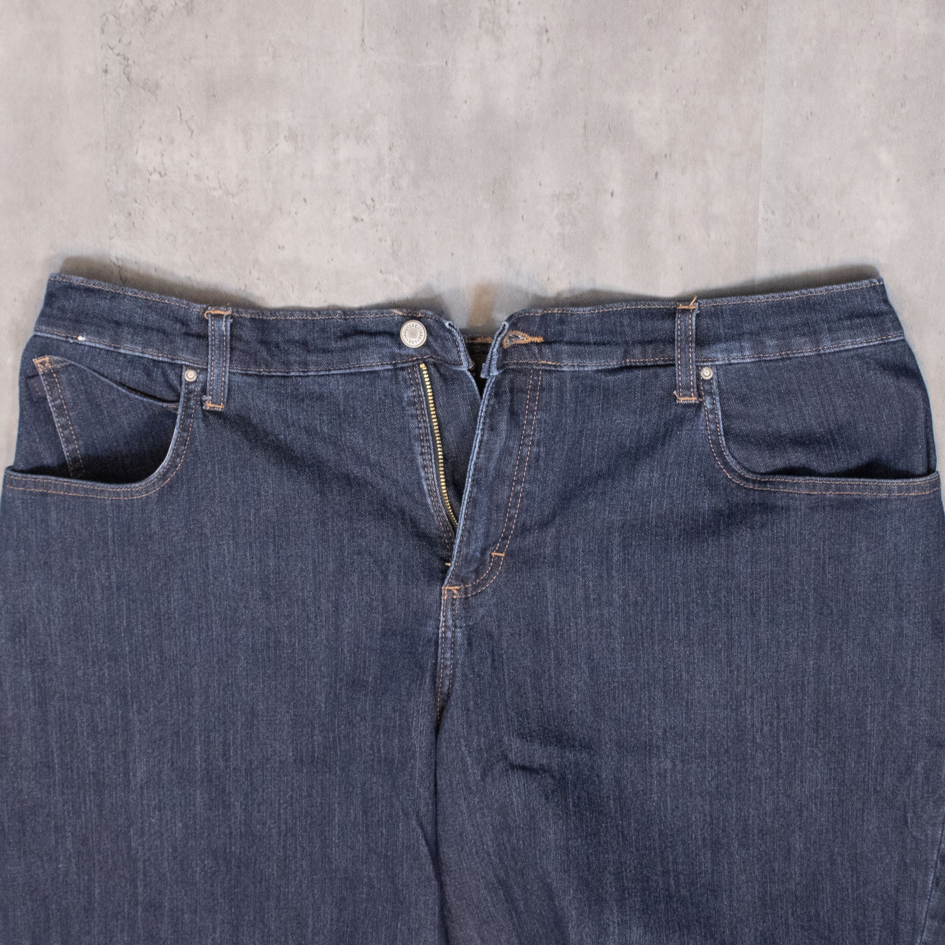 Lee Lee Relax Indigo Baggy Jean Denim Jorts Shorts Size US 38 / EU 54 - 9 Thumbnail