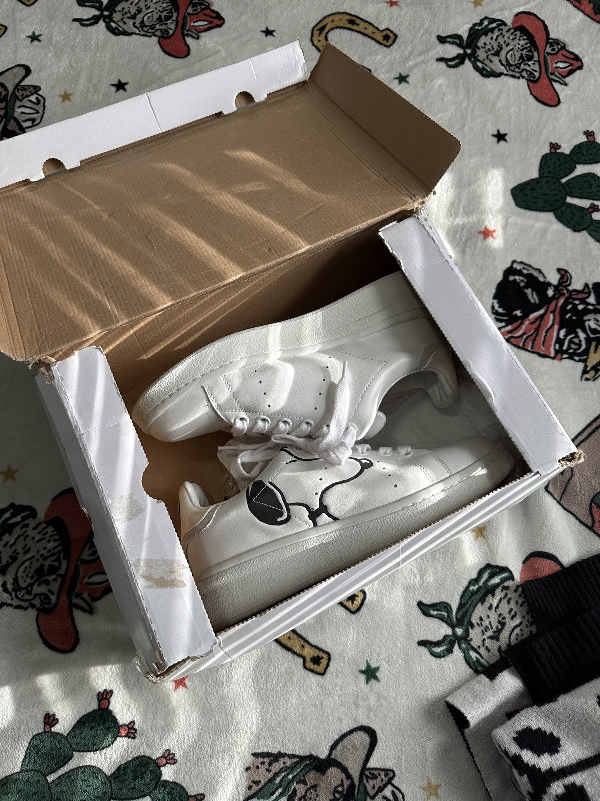 Marc Jacobs × Peanuts Leather Tennis Shoe Sneakers Size US 7 / EU 40 - 15 Thumbnail