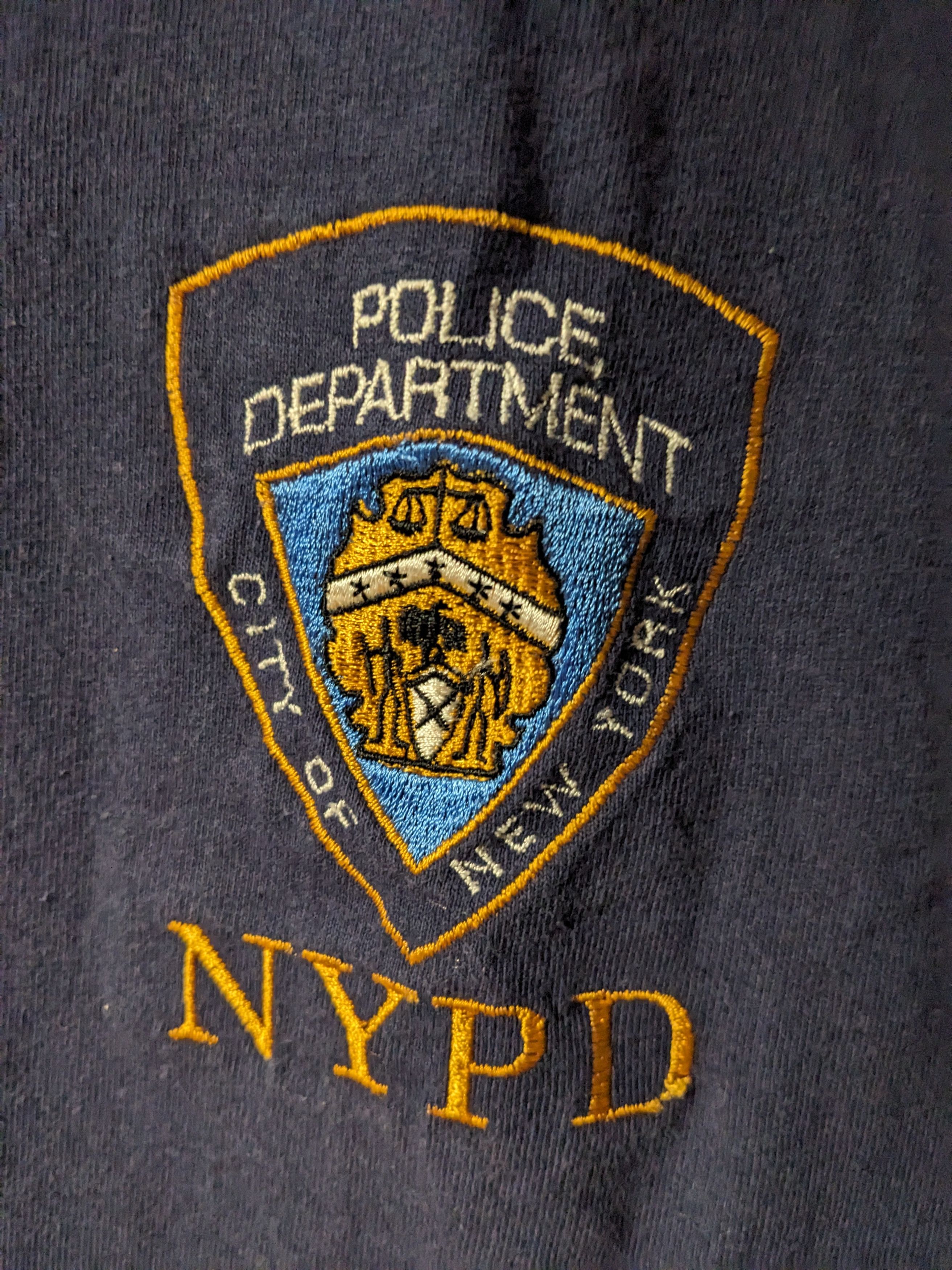 Vintage Vintage 90s New York Police Department Blue X-Large T-Shirt Size US XL / EU 56 / 4 - 2 Thumbnail