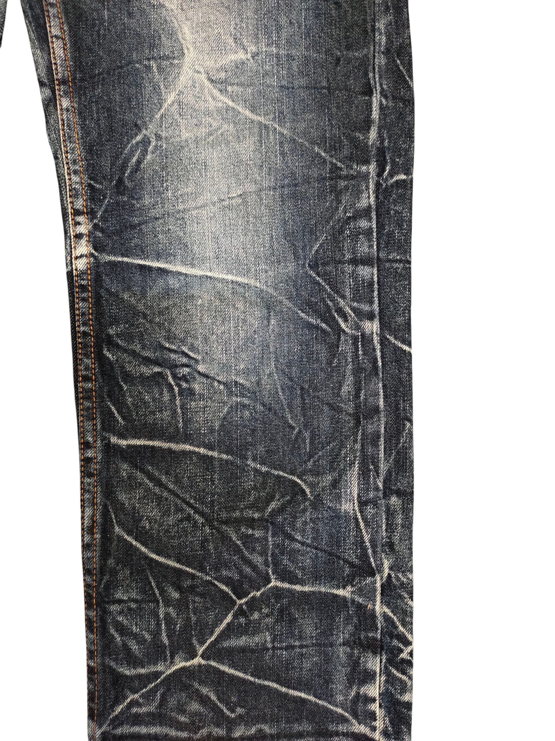Undercover Japanese Brand Nylaus Double Waist Studded Denim Jeans Size US 31 - 3 Thumbnail
