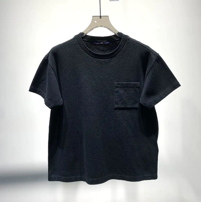 Louis Vuitton Louis Vuitton Black Cotton Men's T-Shirt XS 0089 Size US XS / EU 42 / 0 - 1 Thumbnail