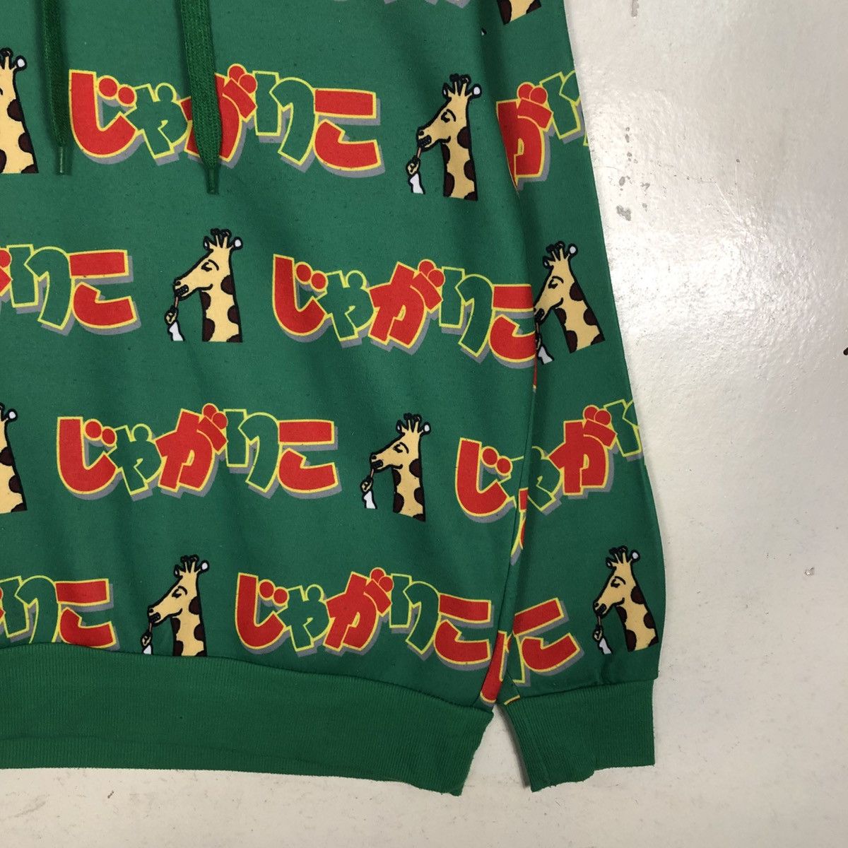Japanese Brand 📌Vintage Hoodie Pull Over Okashi Collabo Full Print Size US L / EU 52-54 / 3 - 7 Thumbnail