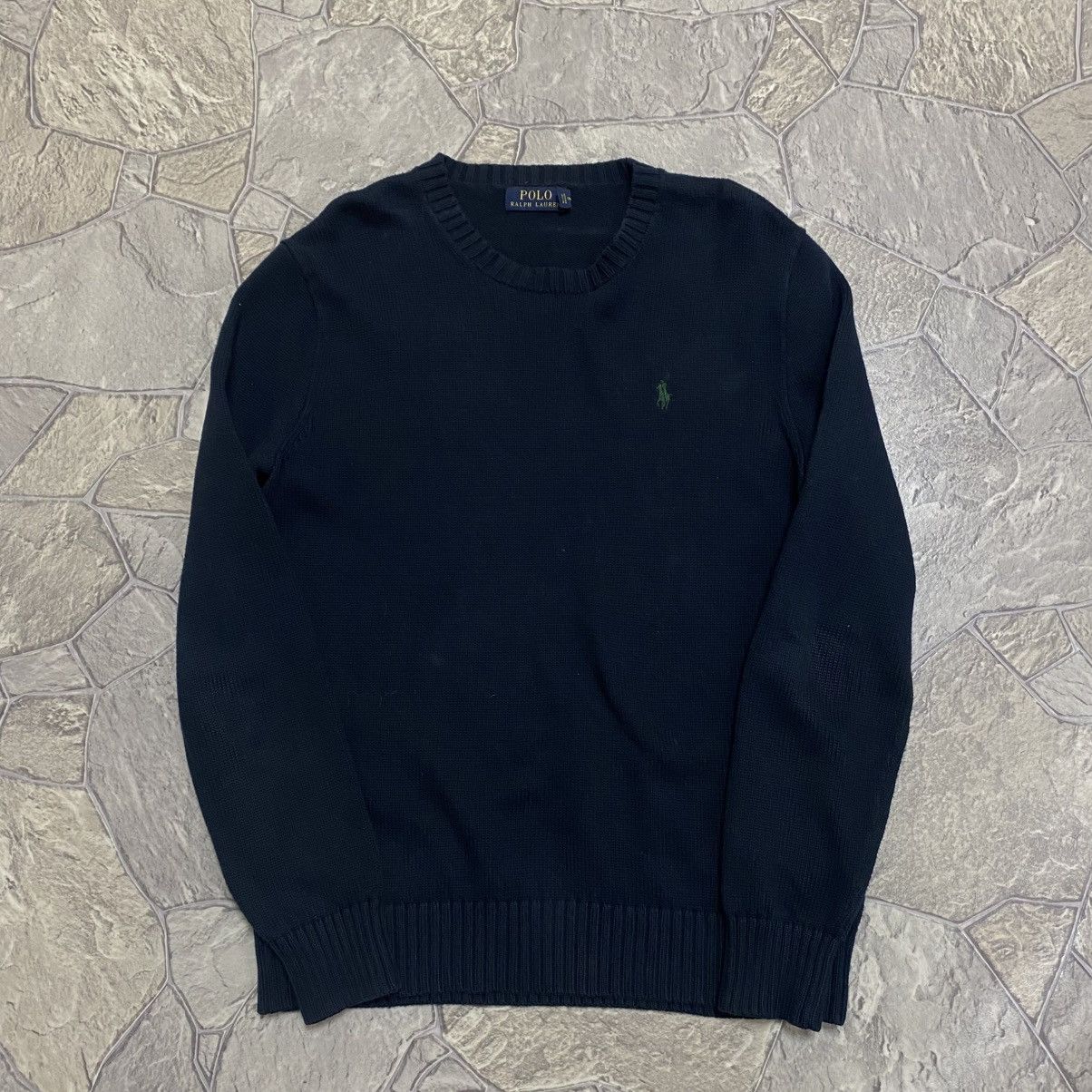 Polo Ralph Lauren Vintage Polo Ralph Lauren Sweater Knit Jumper Navy Size US S / EU 44-46 / 1 - 1 Thumbnail