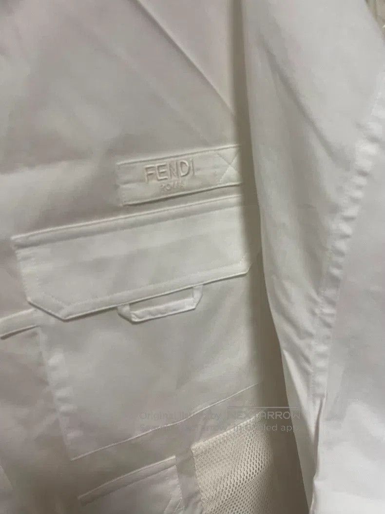 Fendi Fendi White blouse Size XXS / US 00 / IT 34 - 3 Thumbnail