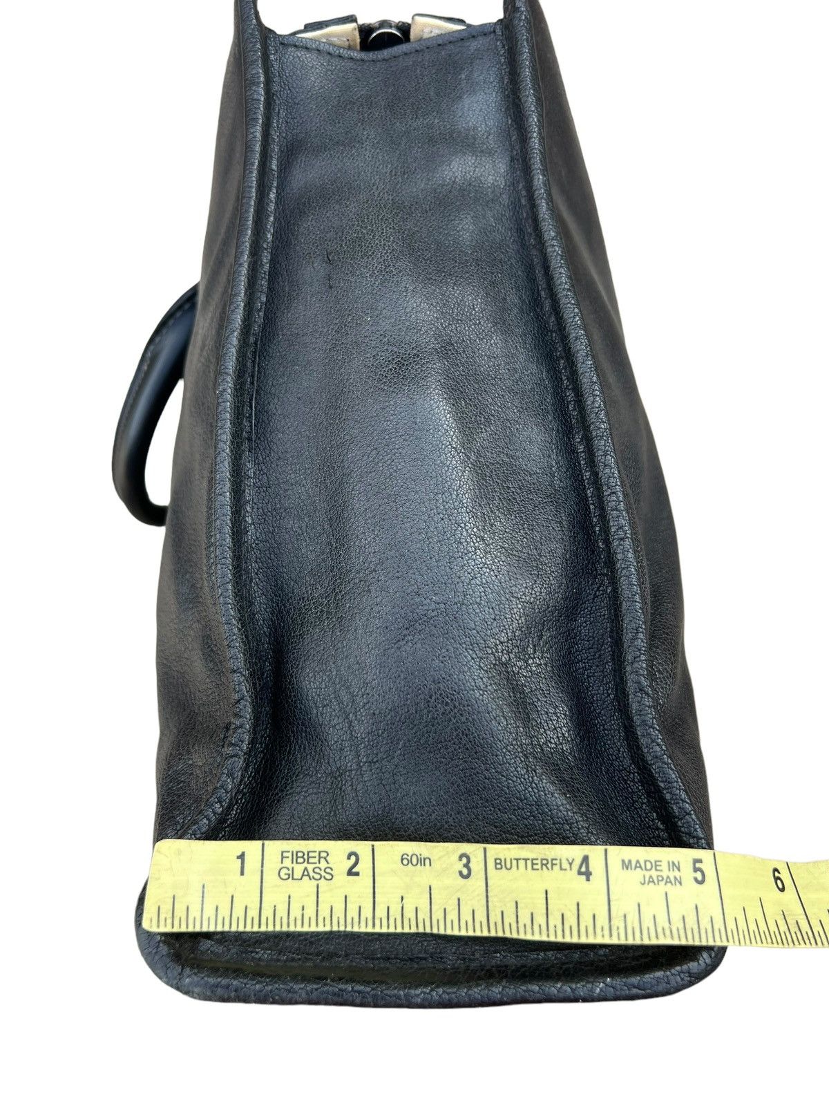Other Vintage Tsuchiya Kaban Black Leather Briefcase Bag Size ONE SIZE - 3 Thumbnail