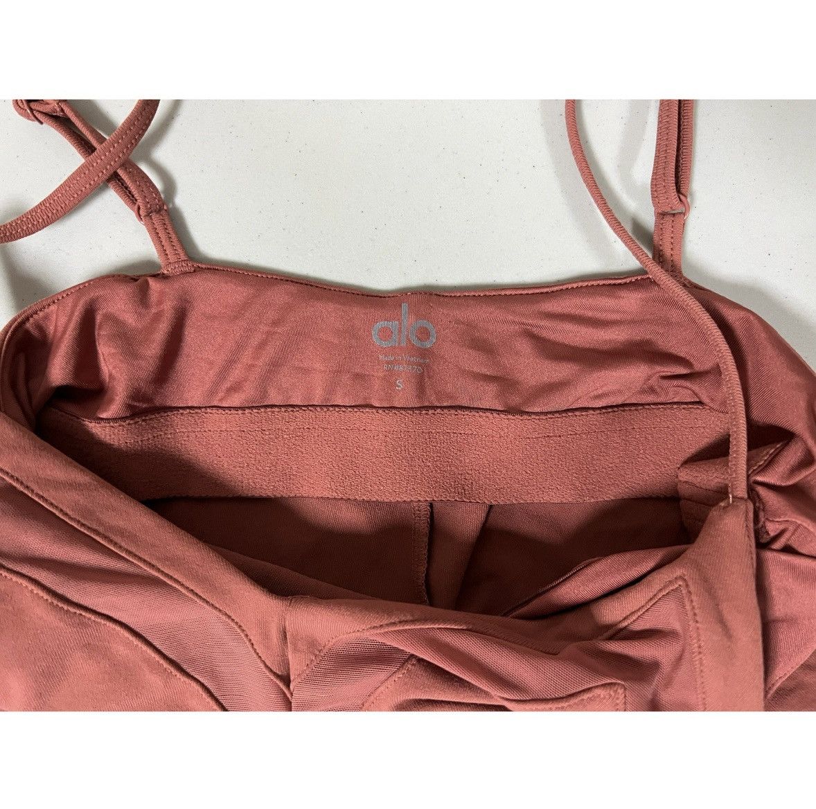 Alo Yoga ALO Yoga ‘Ally Fitted Tank’ Top Cami Camisole Shirt Size S ✨ Size S / US 4 / IT 40 - 5 Thumbnail