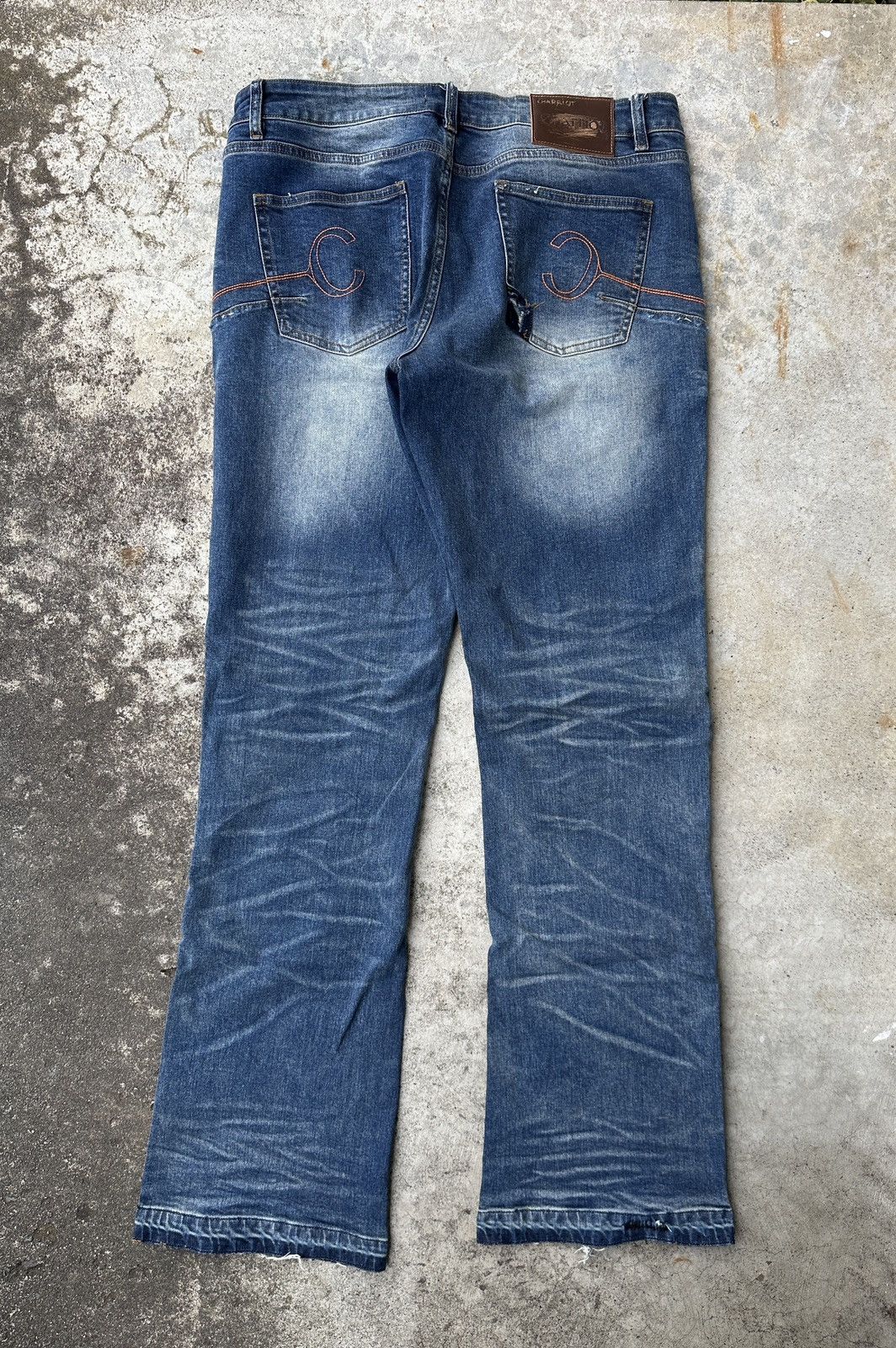Vintage Y2K boot cut flare released hem patchwork Hysteric denim Size US 37 - 2 Thumbnail