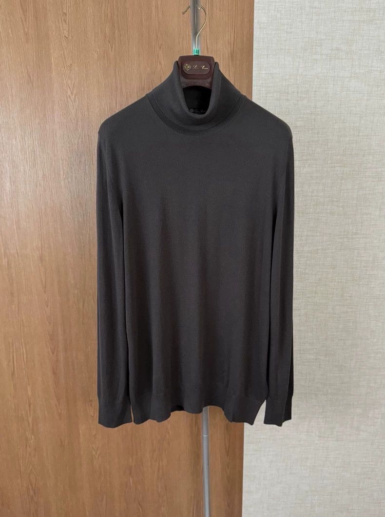 Other LORO PIANA Pure Vicuna llama wool high collar sweater Size US M / EU 48-50 / 2 - 1 Thumbnail