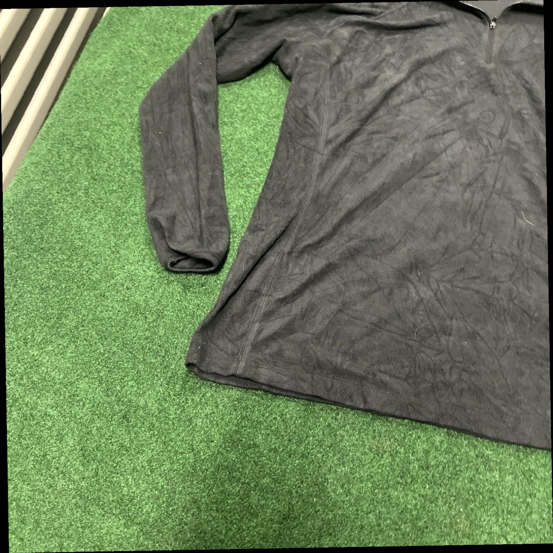 Vintage Columbia Womans Black Fleece Quarter Zip Size Xxl Lightweight Size XXL / US 16-18 / IT 52-54 - 2 Thumbnail