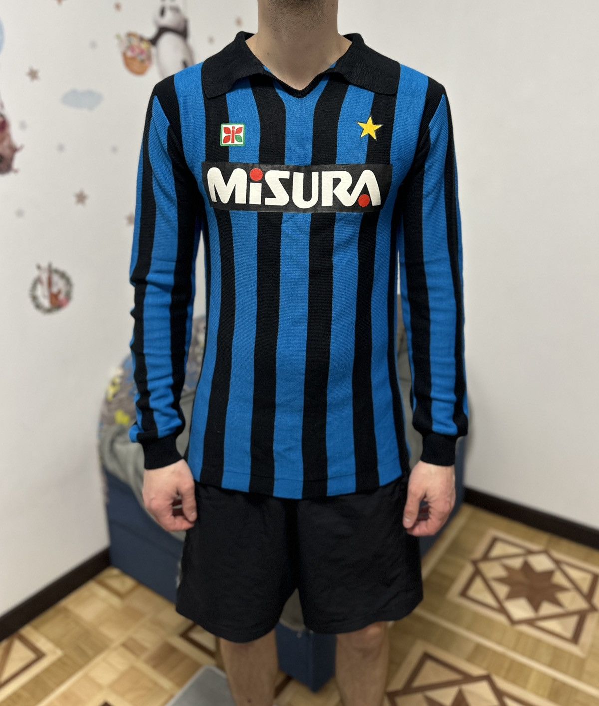 Vintage Vintage Inter Milan Rare Jersey Long Sleeve Mecsport Shirt Size US M / EU 48-50 / 2 - 1 Thumbnail