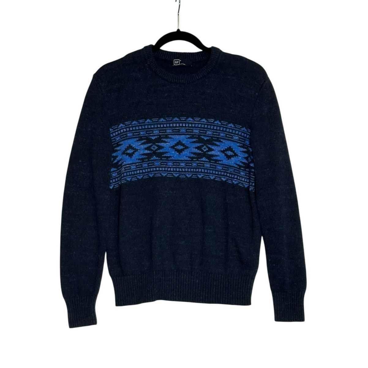 Gap GAP blue Aztec print long sleeves sweater size Small Size US S / EU 44-46 / 1 - 5 Thumbnail