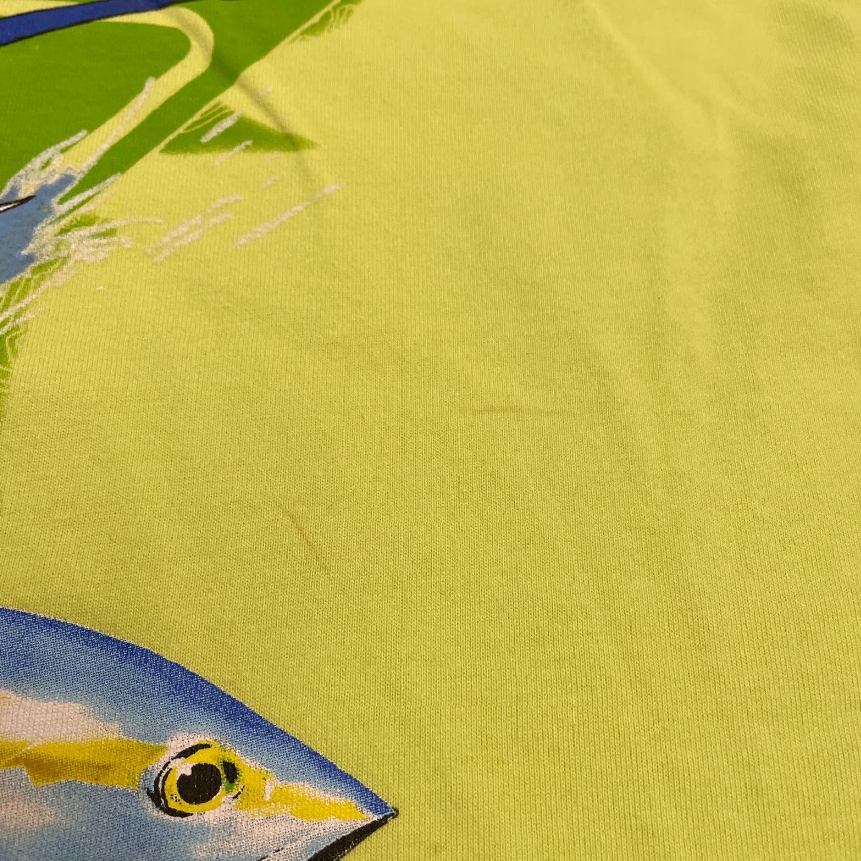 Vintage Columbia PFG T-Shirt Mens XXL Yellow Crew Neck Short Sleeve Casual Tee Shirt (Regular Fit) Size US XXL / EU 58 / 5 - 3 Thumbnail