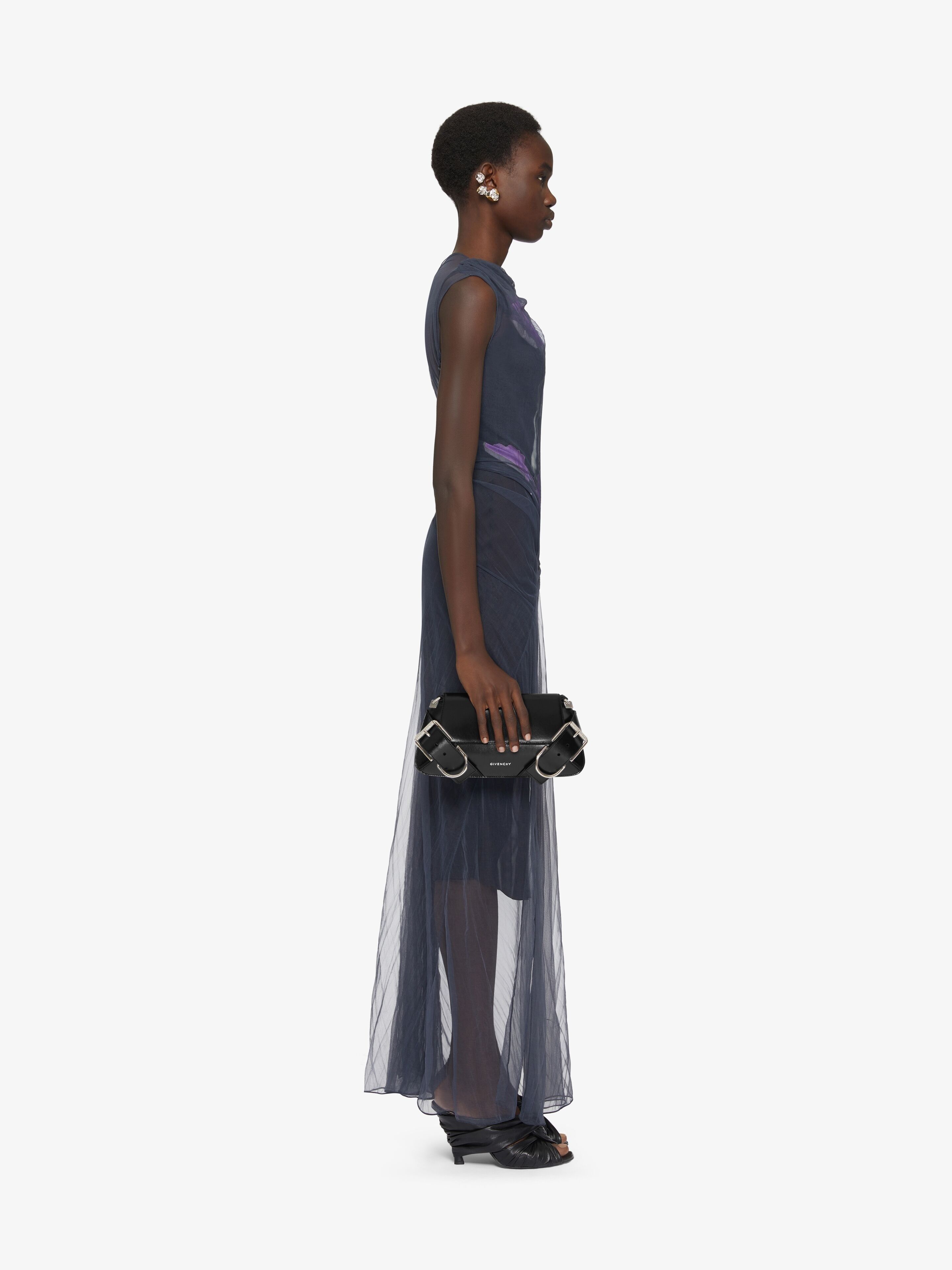 Givenchy o1w1db10825 Size: OS / Voyou Shoulder Flap Bag in Black Size ONE SIZE - 2 Thumbnail