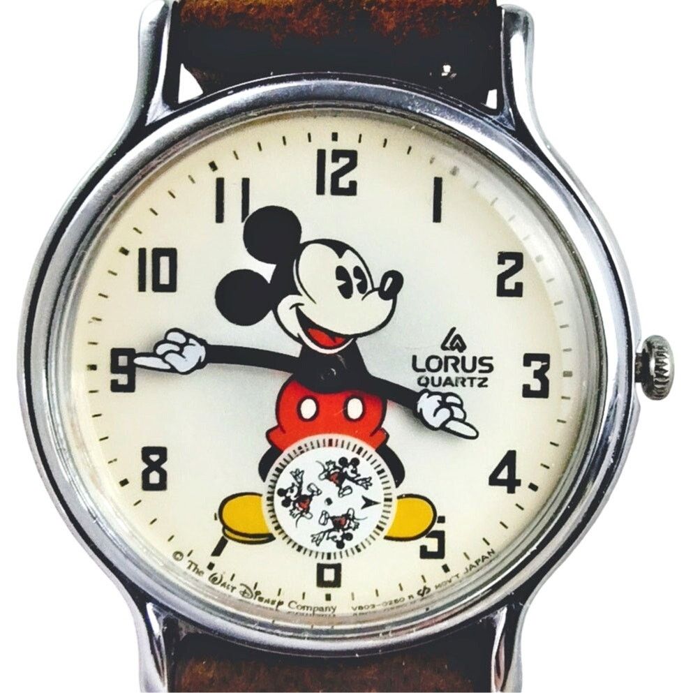 Disney Disney Lorus Mickey Mouse VTG Compass Watch RARE H2F Size ONE SIZE - 1 Thumbnail