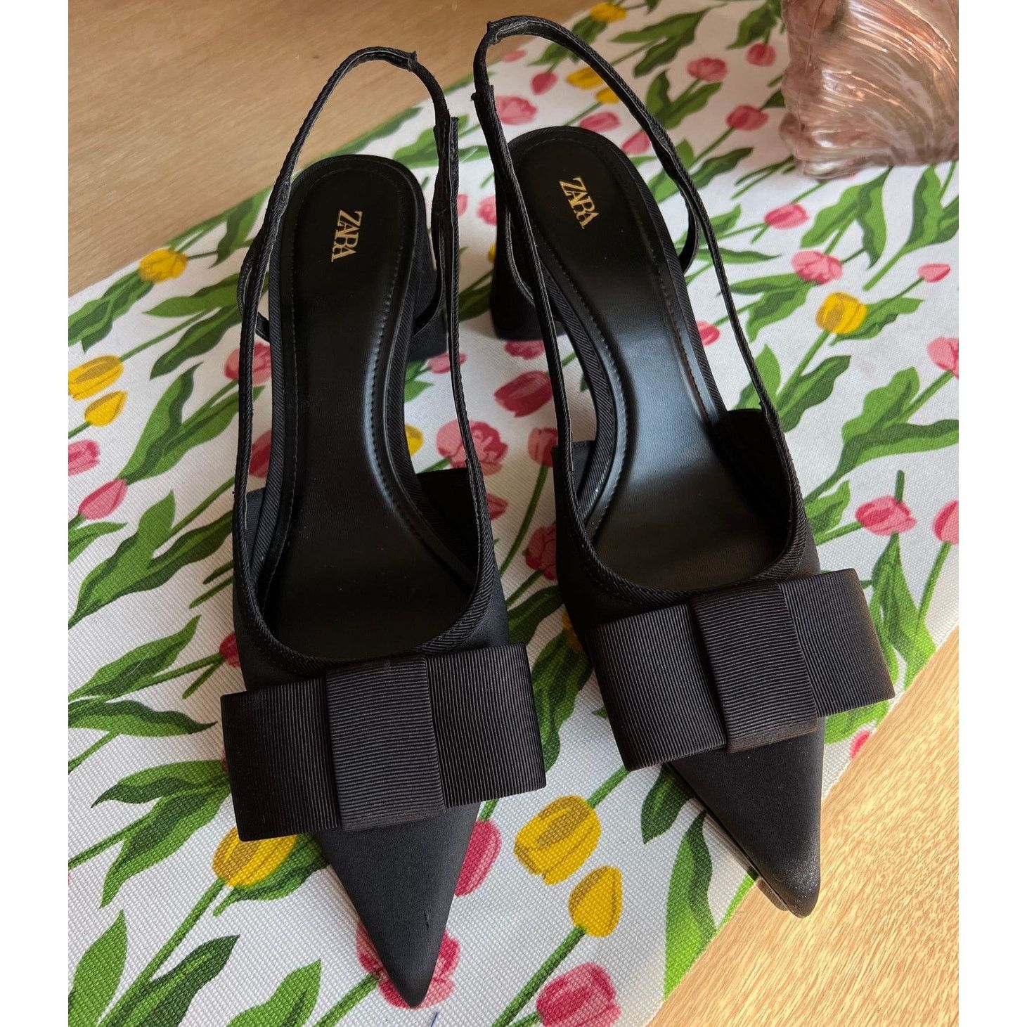 Zara ZARA Embellished Slingbacks NWT Size US 10 / IT 40 - 2 Thumbnail