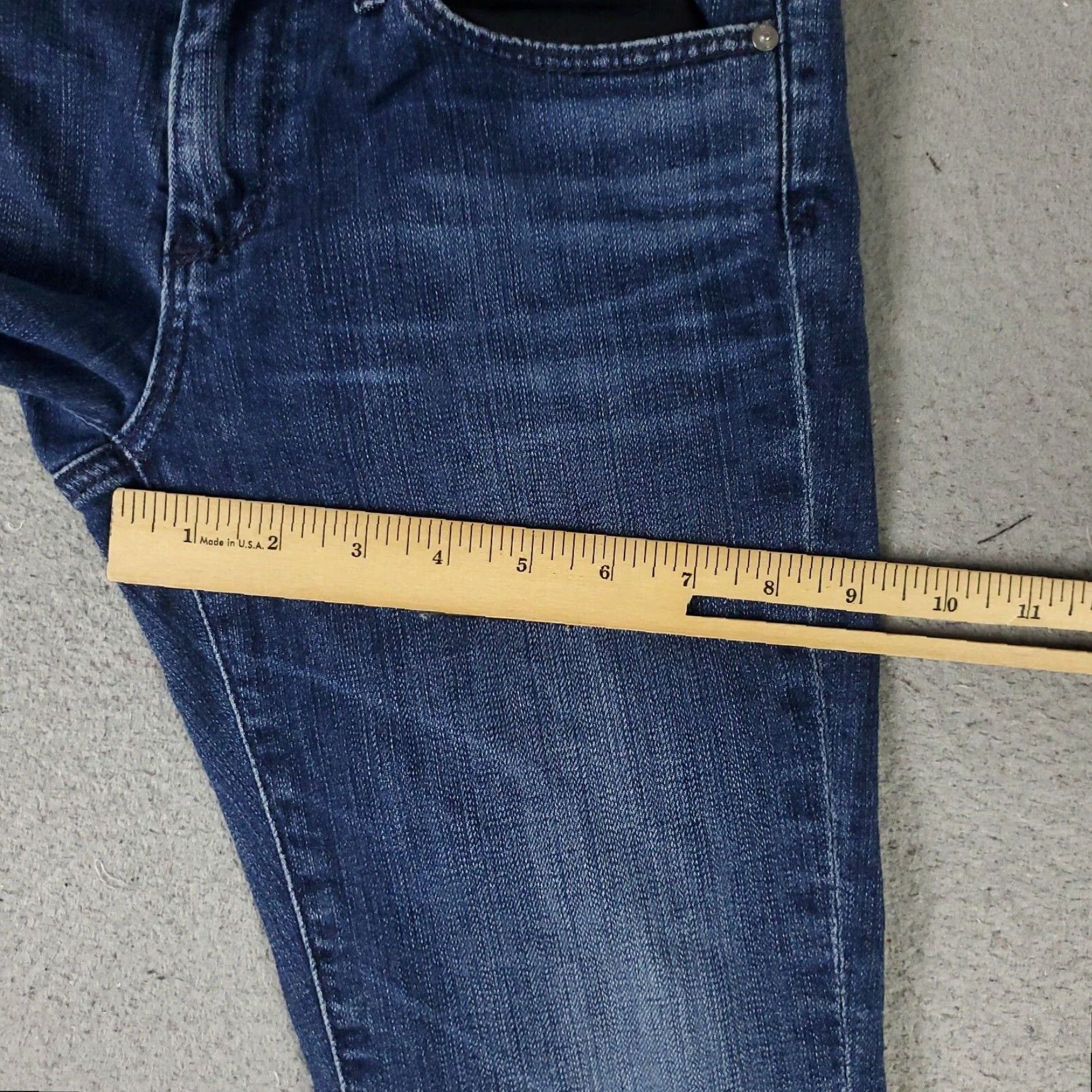 Vintage VINTAGE AG Adriano Goldschmied Womens Jeans 27x27 Denim Slim Skinny Low Rise Blue 90s Girls Size 27" / US 4 / IT 40 - 6 Thumbnail
