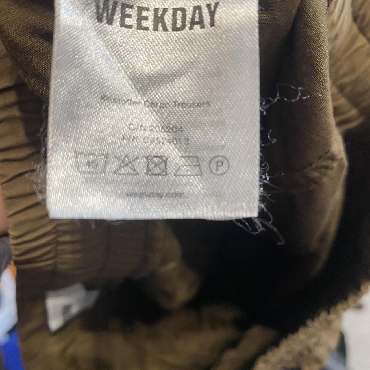 Weekday Weekday brown cargo pants #cargo Vintage Retro Size US 34 / EU 50 - 6 Thumbnail