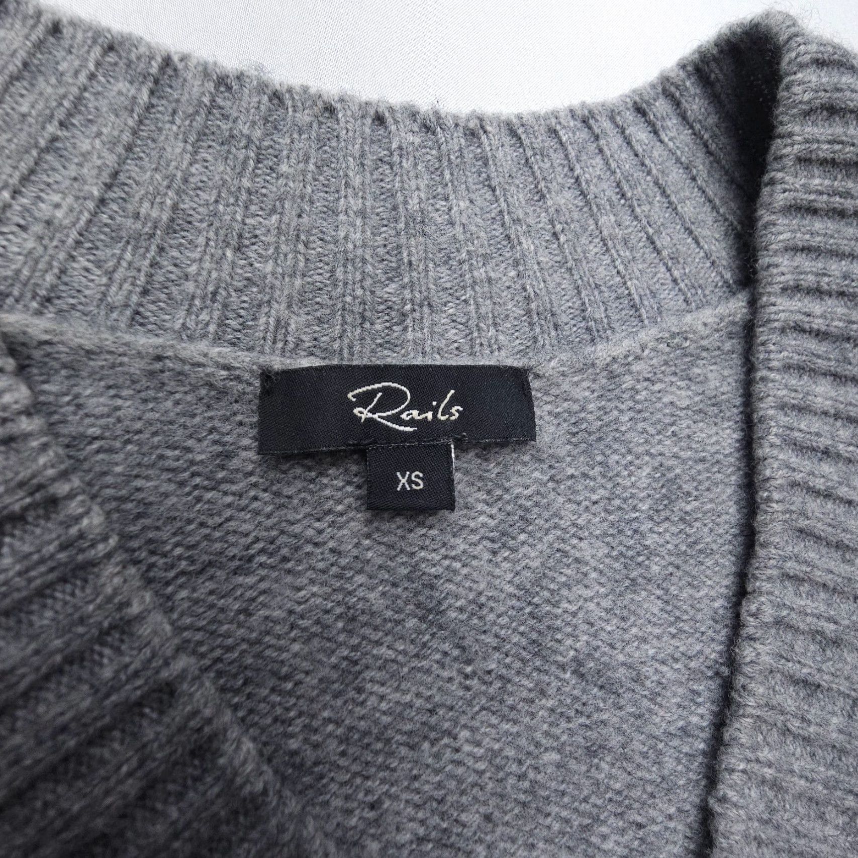 Rails Rails Wool Cashmere Sweater Pullover V-Neck Shirt XS Women Easy Casual Knit Vintage No Size XS / US 0-2 / IT 36-38 - 3 Thumbnail