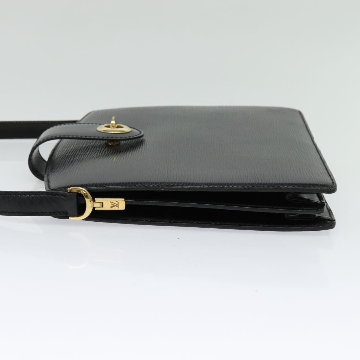 Louis Vuitton LOUIS VUITTON Epi Capuchin Shoulder Bag Black M52342 Size ONE SIZE - 3 Thumbnail