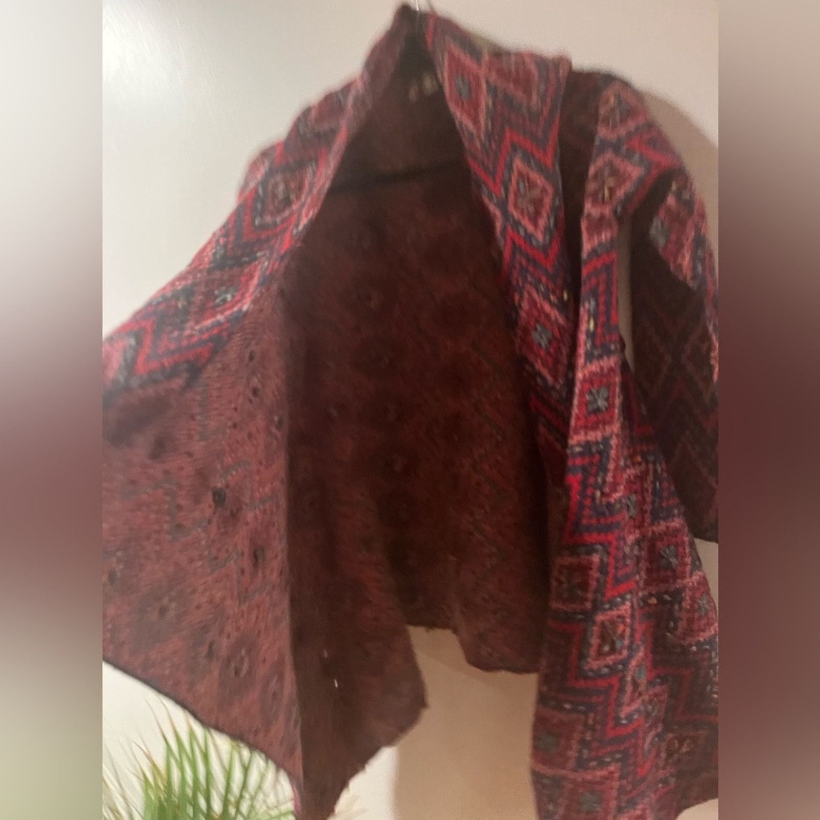 Other Woven knitted wool sweater cardigan by Sleeping on the snow Size M / US 6-8 / IT 42-44 - 3 Thumbnail