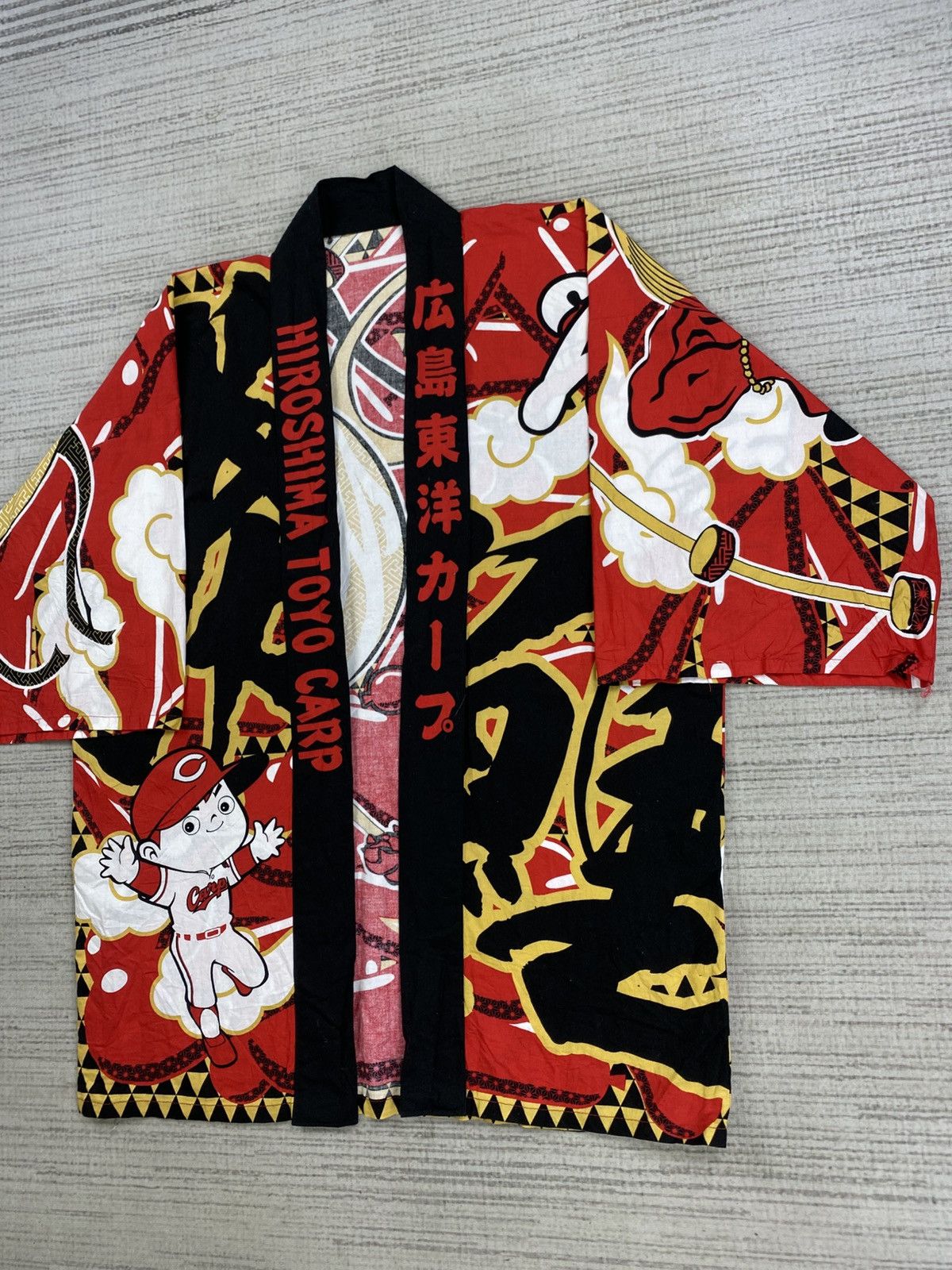Japanese Brand Vintage Hiroshima Toyo Carp Kimono Japan Rare Design Size US L / EU 52-54 / 3 - 4 Thumbnail