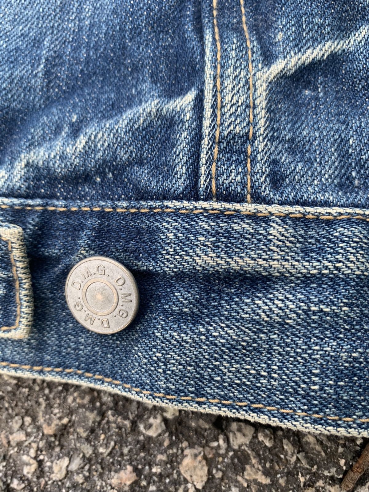 Japanese Brand × OMNIGOD Domingo D.M.G Distressed Denim Jacket Size S / US 4 / IT 40 - 10 Thumbnail