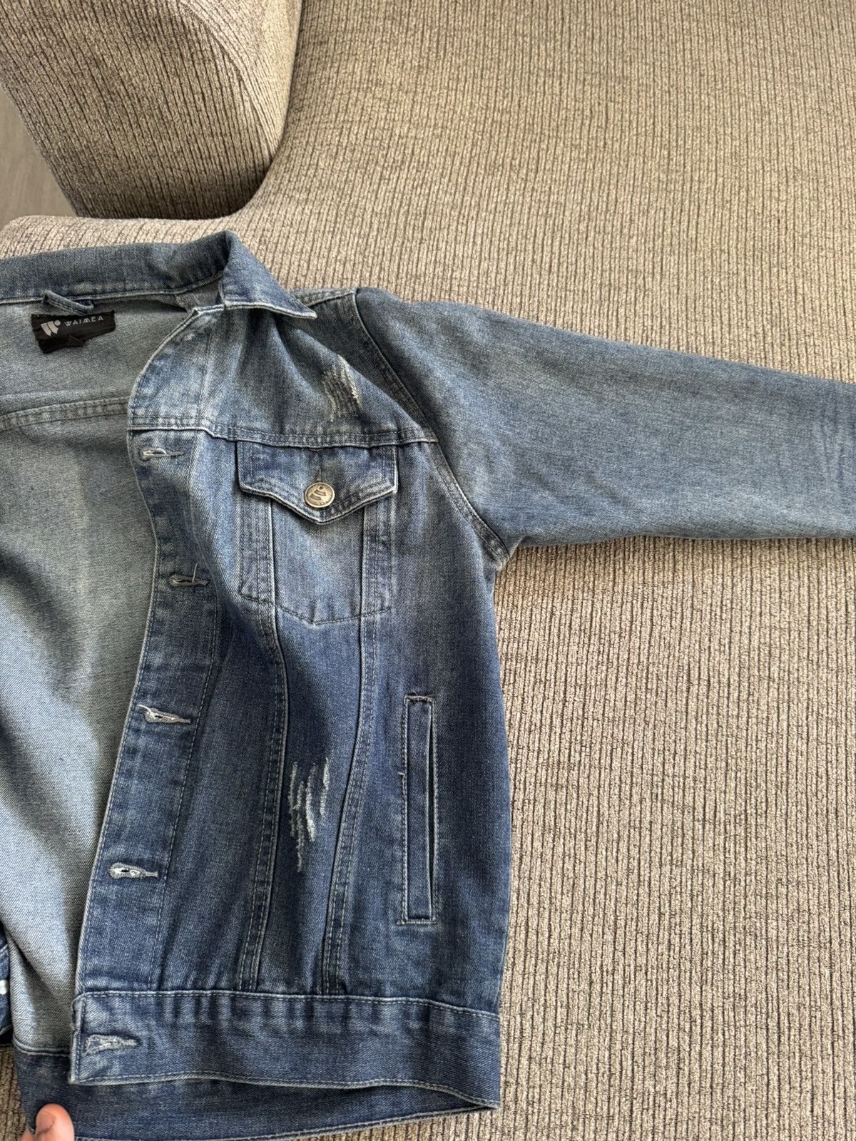 Waimea Distressed Blue Denim Jacket Size US S / EU 44-46 / 1 - 3 Thumbnail