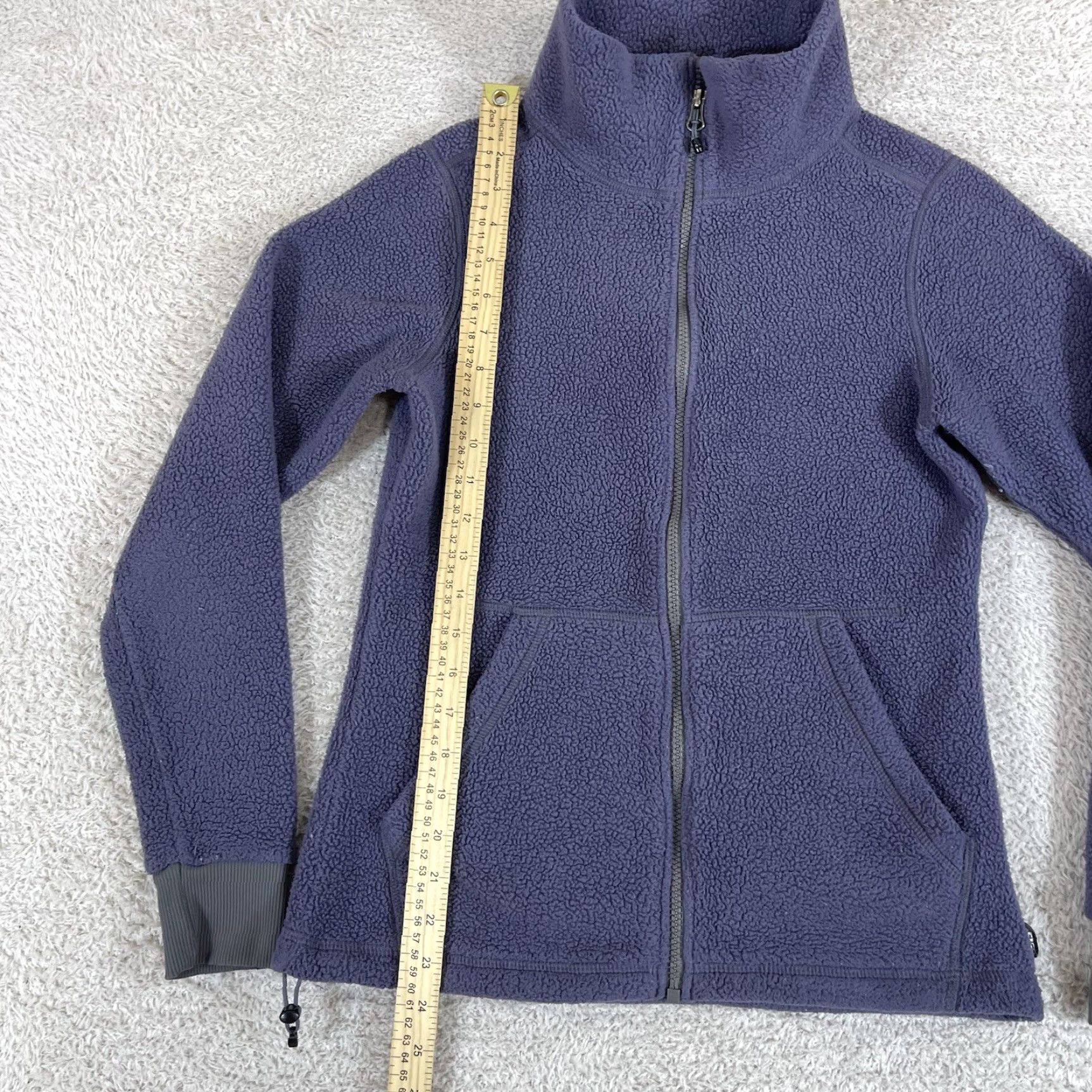 Vintage REI CO-OP Fleece Jacket Women's XS Purple Groundbreaker Full Zip Hiking Gorpcore Size XS / US 0-2 / IT 36-38 - 7 Thumbnail