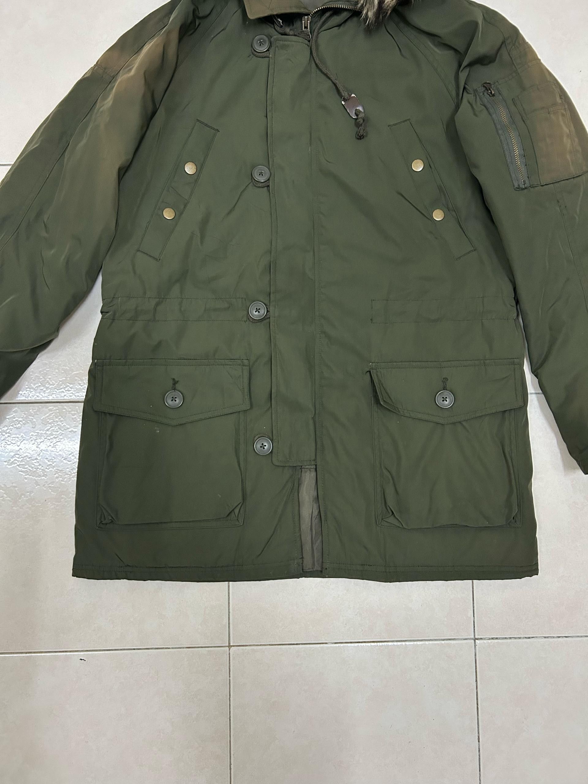 GU Vintage Sun Faded GU Military Multi Pocket Fur Jacket Size US M / EU 48-50 / 2 - 8 Thumbnail