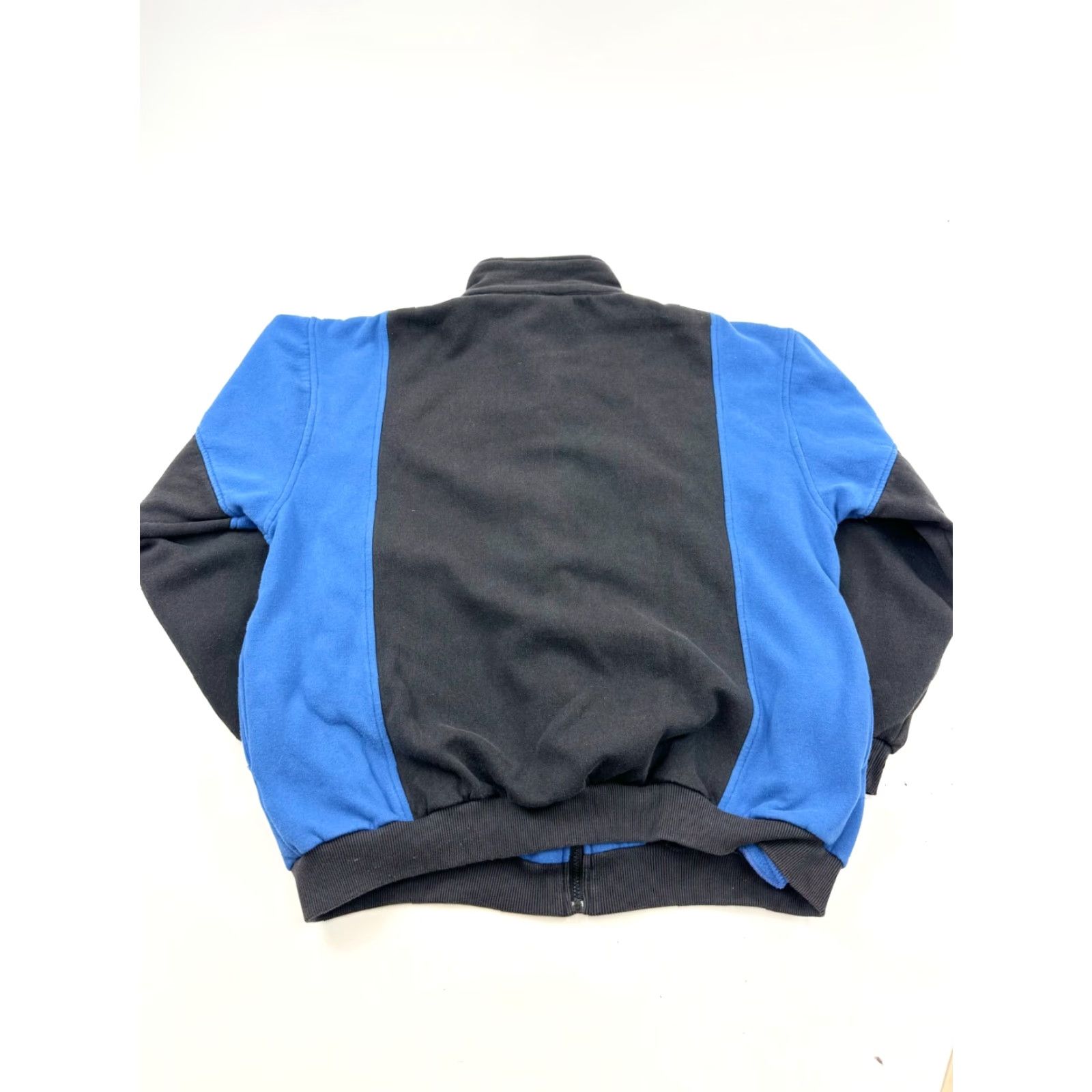 Vintage Adventure Club Sweatshirt Mens XL Black Blue Fleece Lined Full Zip Mock Neck Regular Fit Size US XL / EU 56 / 4 - 2 Thumbnail